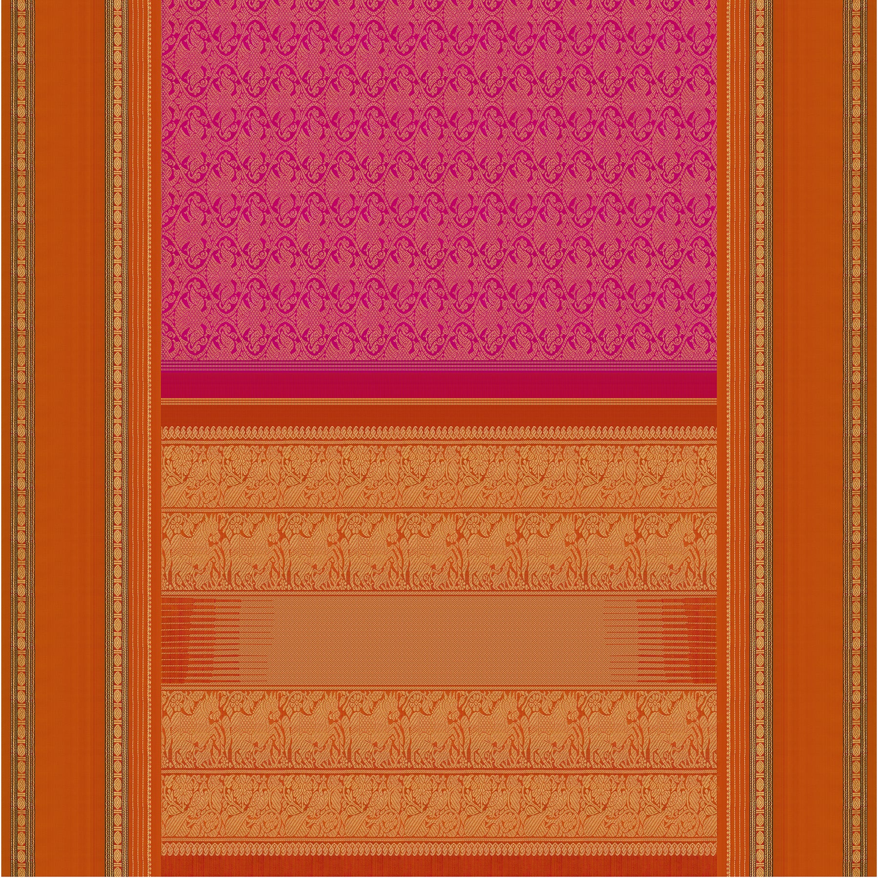 Kanakavalli Kanjivaram Silk Sari 25-041-HS001-04913 - Full View