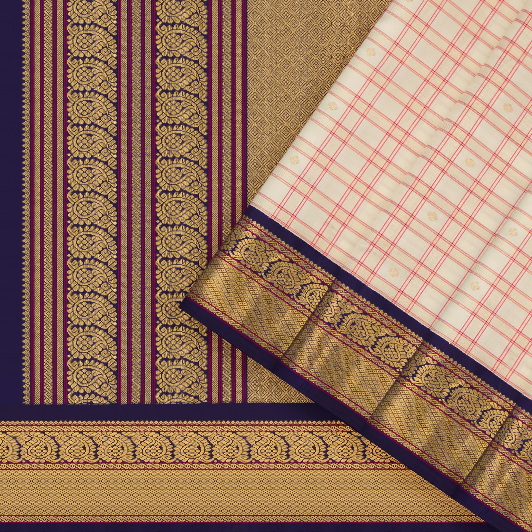 Kanakavalli Kanjivaram Silk Sari 25-041-HS001-05891 - Cover View