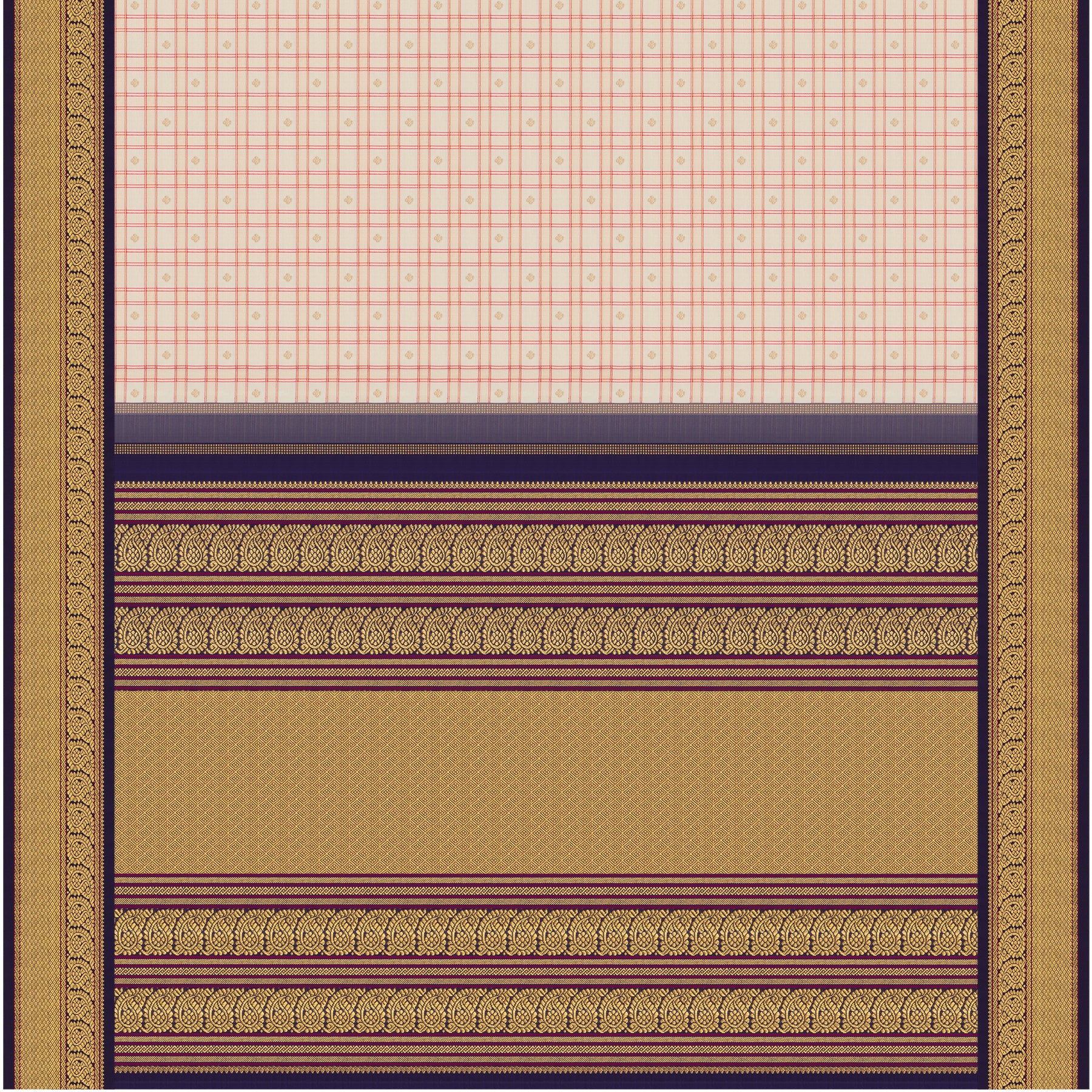 Kanakavalli Kanjivaram Silk Sari 25-041-HS001-05891 - Full View