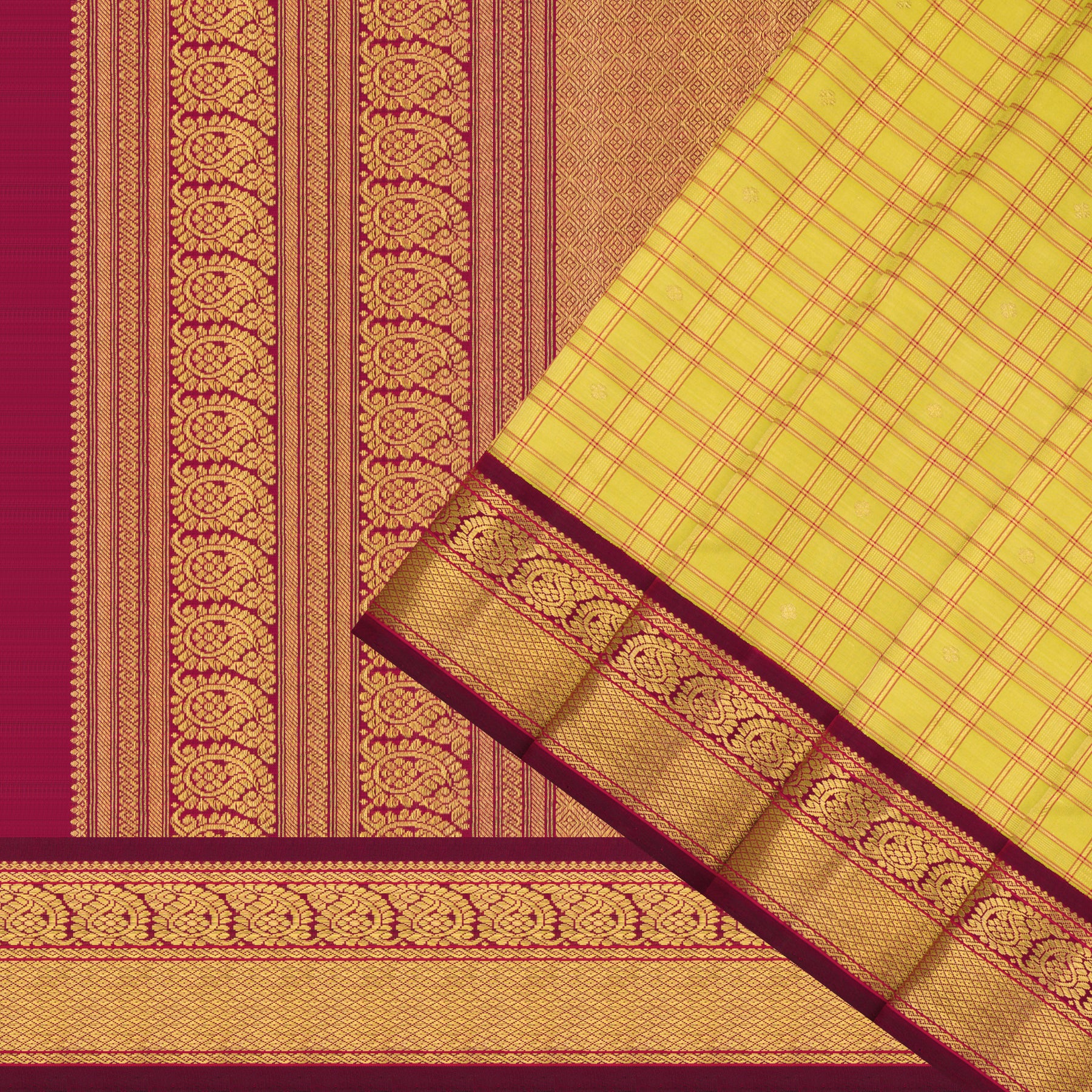 Kanakavalli Kanjivaram Silk Sari 25-041-HS001-06578 - Cover View