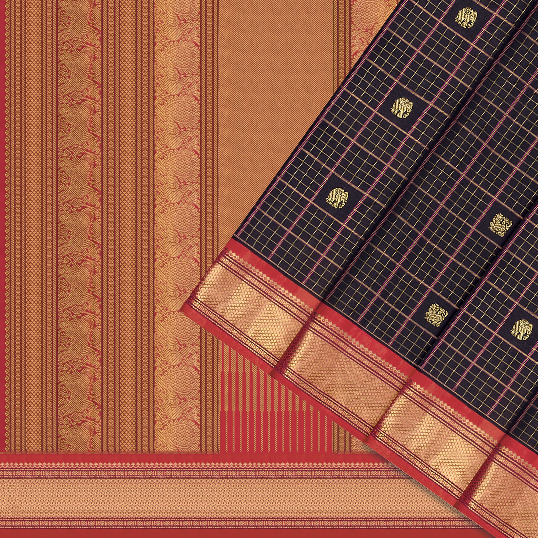 Kanakavalli Kanjivaram Silk Sari 25-041-HS001-07211