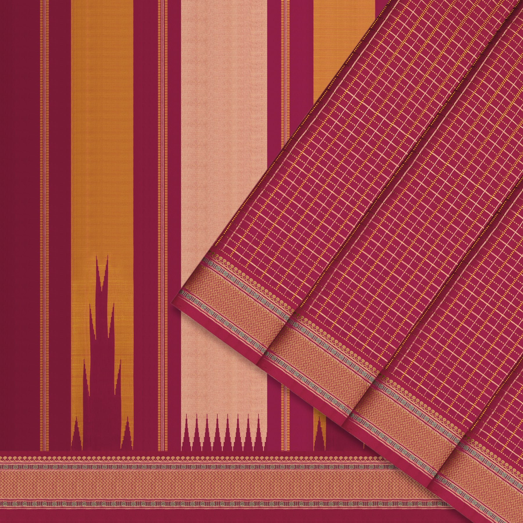 Kanakavalli Kanjivaram Silk Sari 25-041-HS001-07417 - Cover View