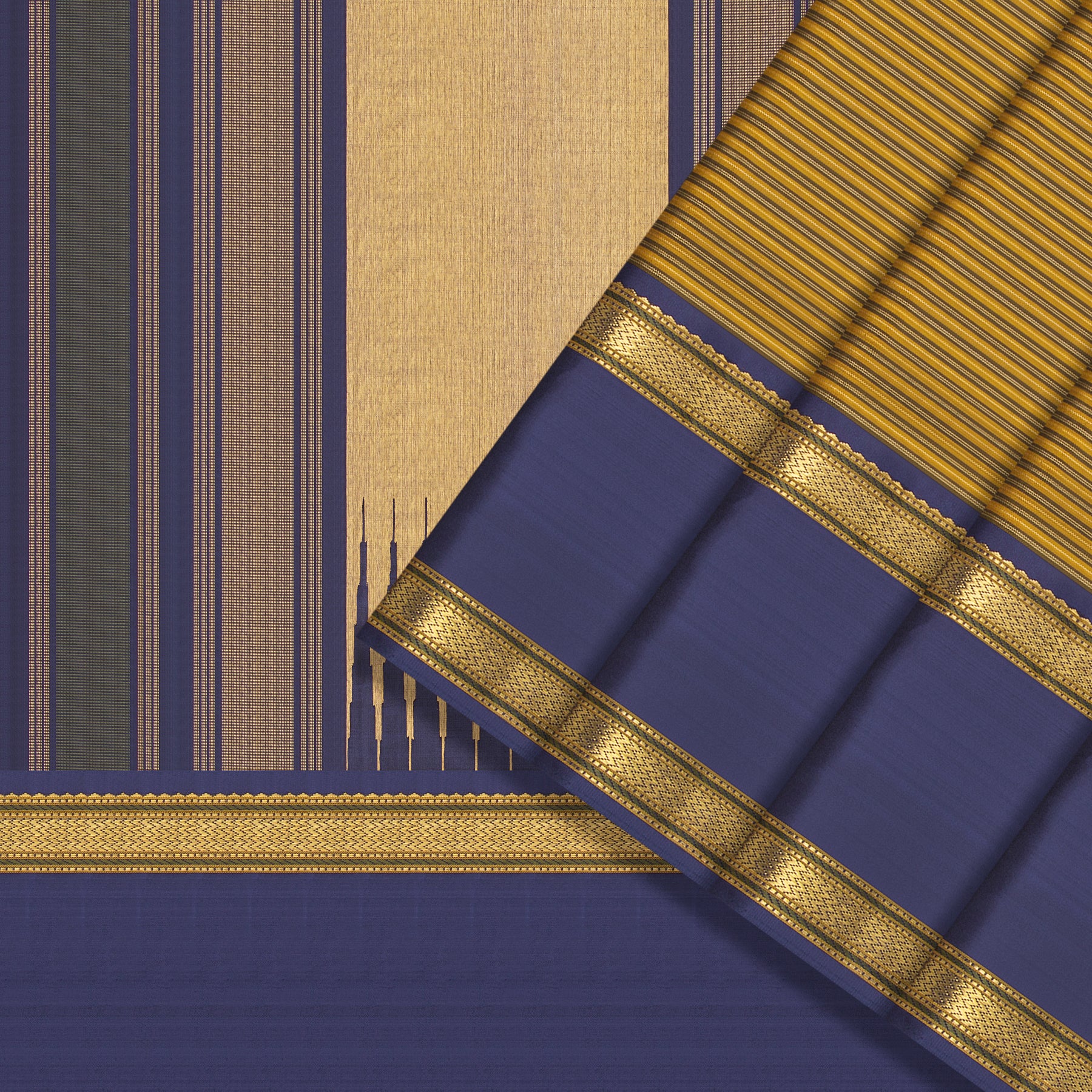 Kanakavalli Kanjivaram Silk Sari 25-041-HS001-07419 - Cover View