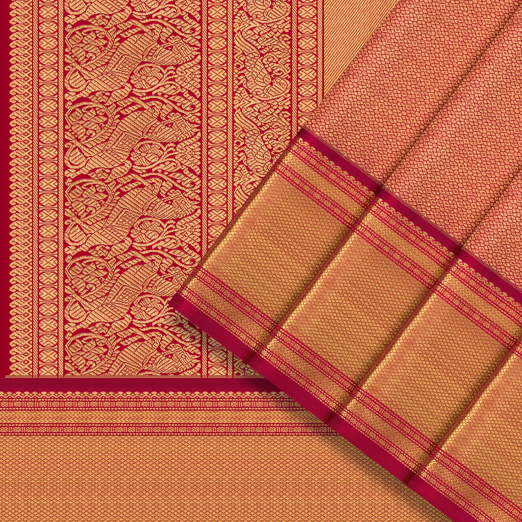 Kanakavalli Kanjivaram Silk Sari 25-041-HS001-08025 - Cover View