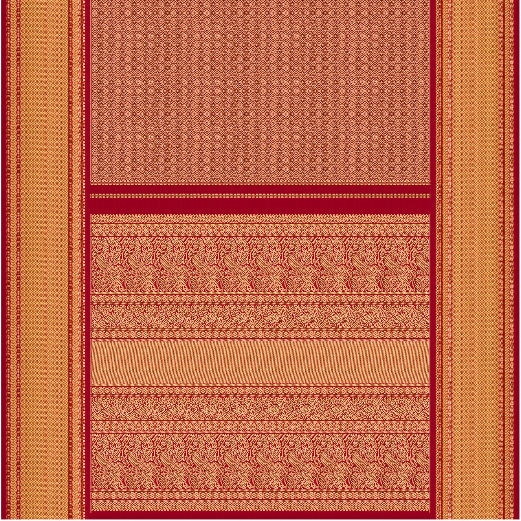 Kanakavalli Kanjivaram Silk Sari 25-041-HS001-08025 - Full View