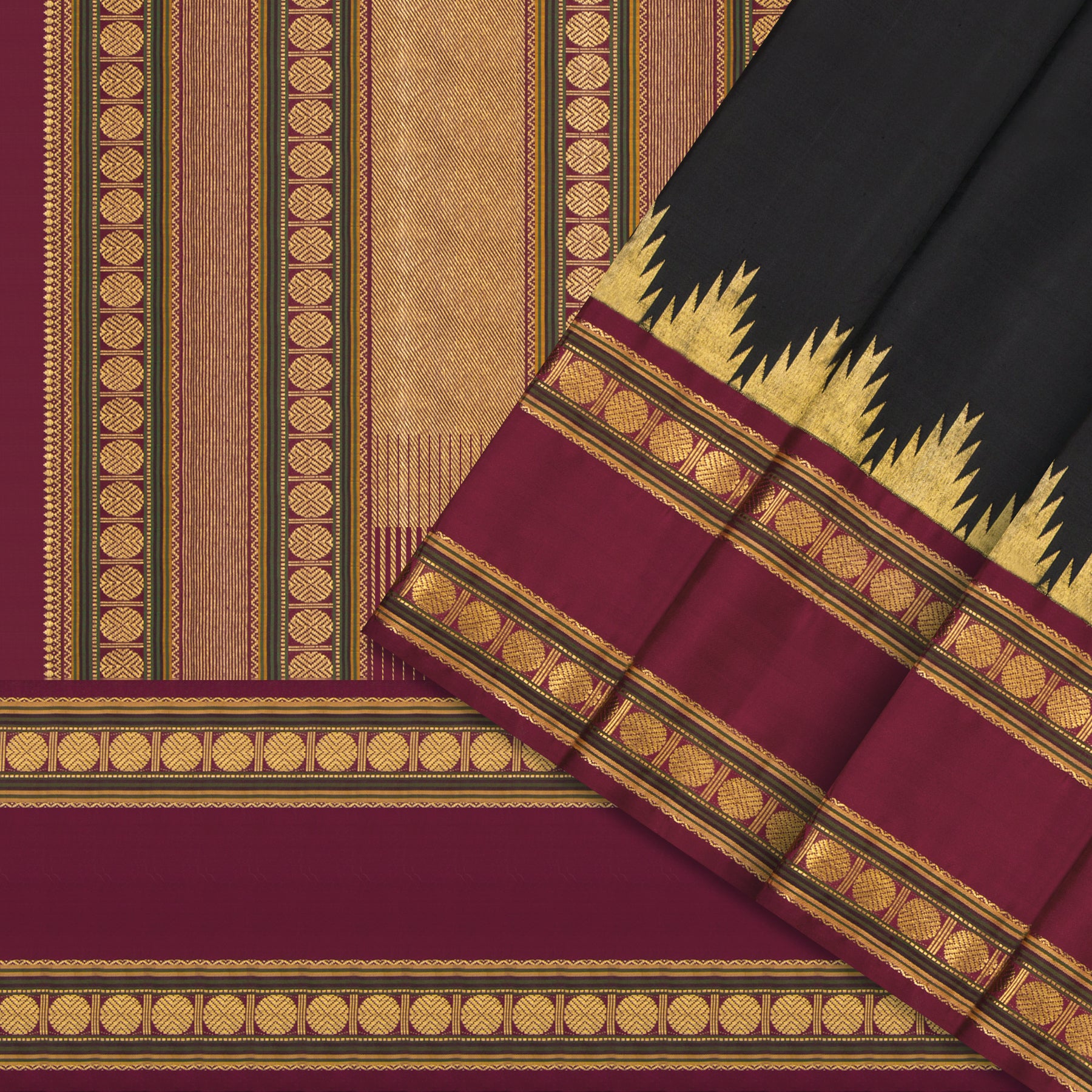 Kanakavalli Kanjivaram Silk Sari 25-041-HS001-08033 - Cover View