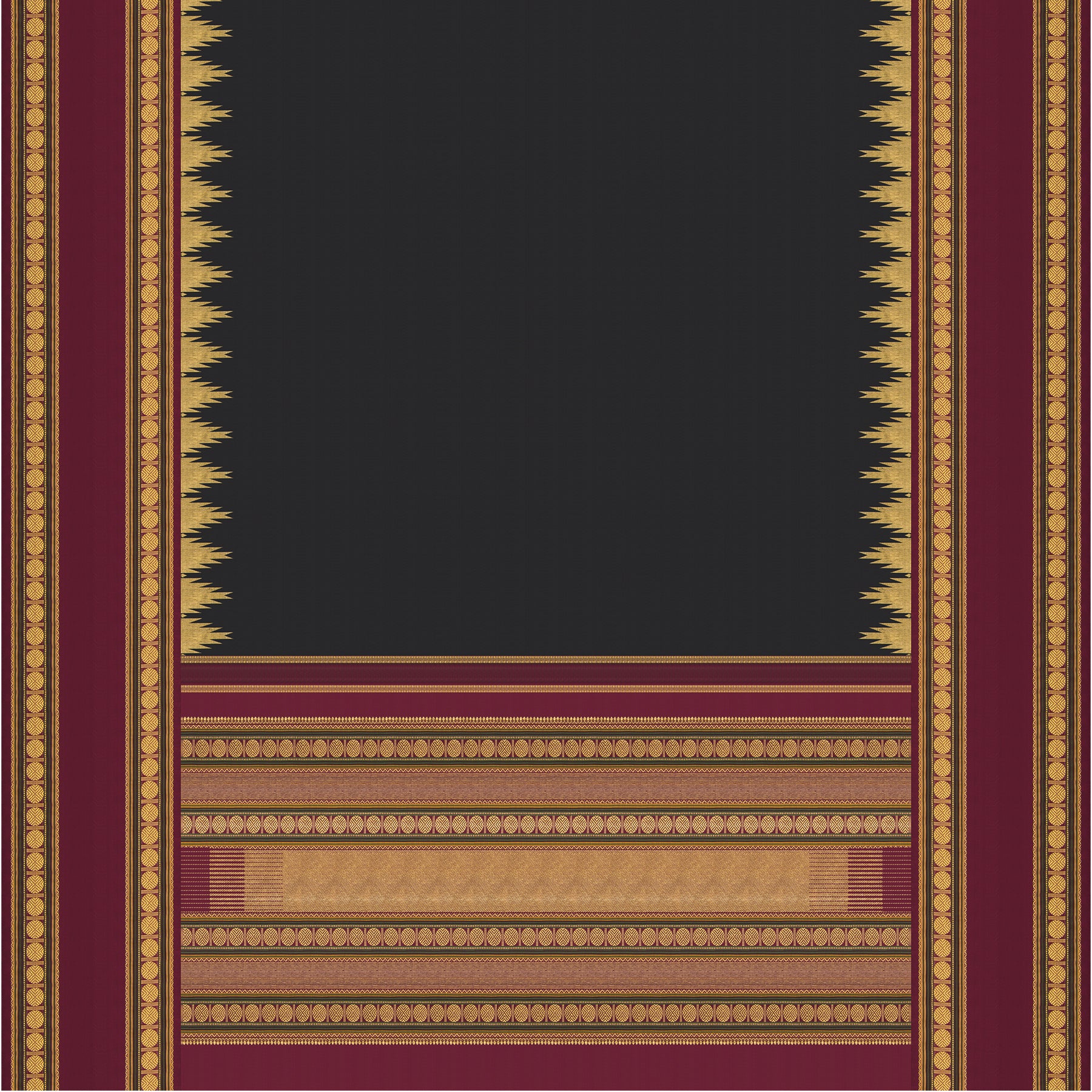 Kanakavalli Kanjivaram Silk Sari 25-041-HS001-08033 - Full View