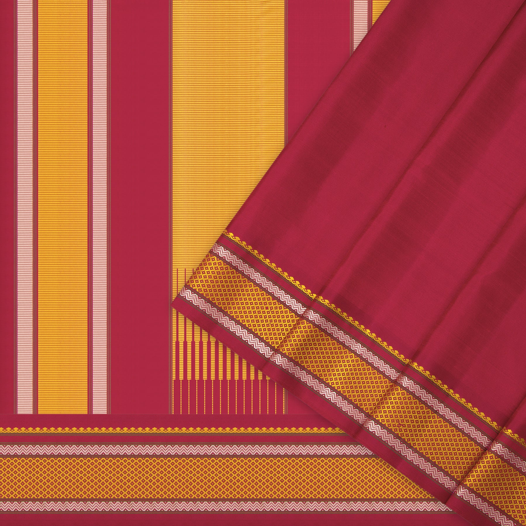 Kanakavalli Kanjivaram Silk Sari 25-041-HS001-08034 - Cover View