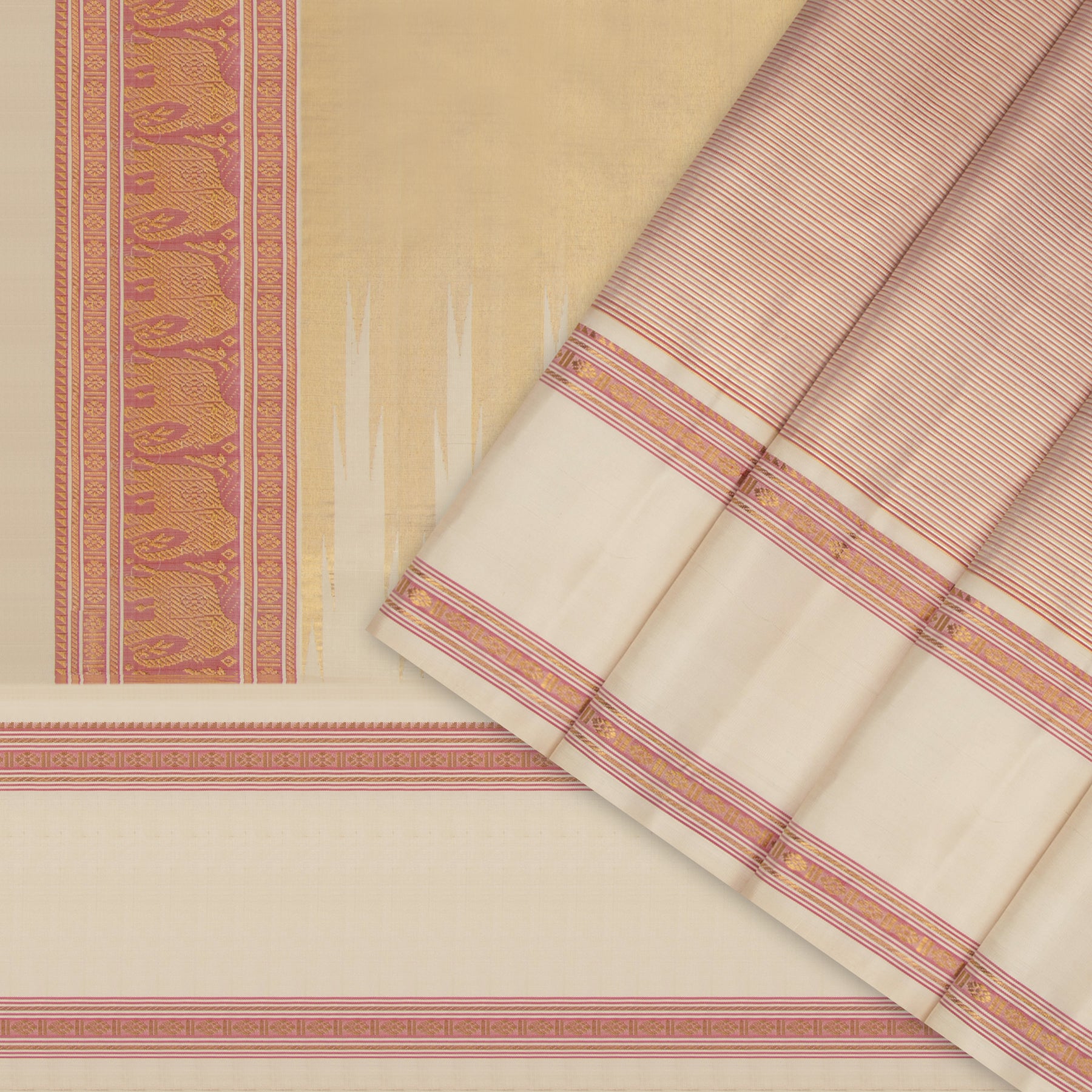 Kanakavalli Kanjivaram Silk Sari 25-041-HS001-09165 - Cover View