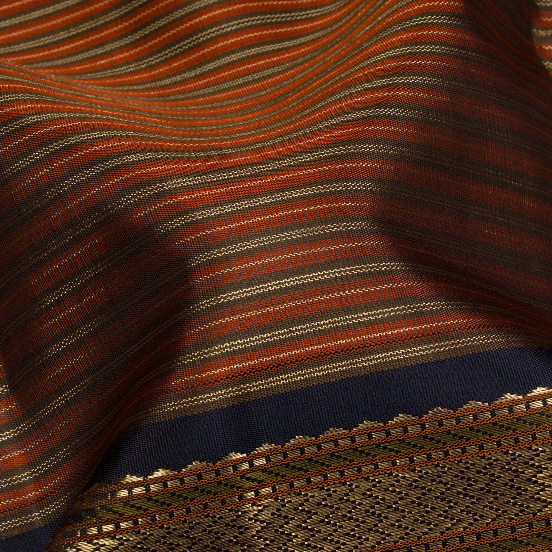 Kanakavalli Kanjivaram Silk Sari 25-041-HS001-09173 - Fabric View