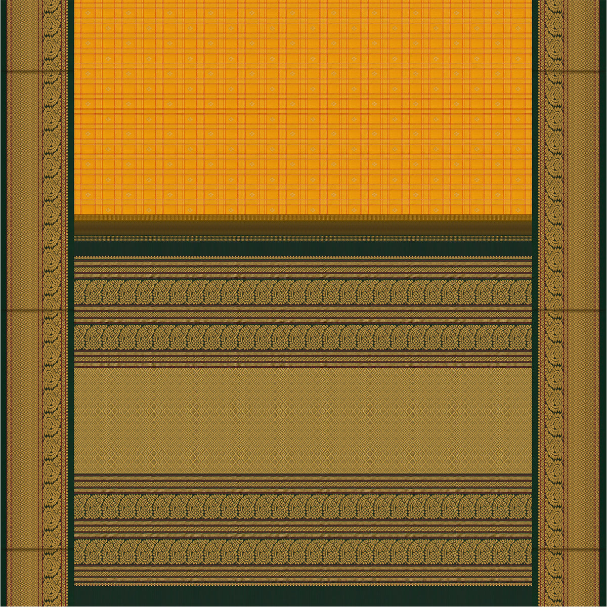 Kanakavalli Kanjivaram Silk Sari 25-041-HS001-09180 - Full View