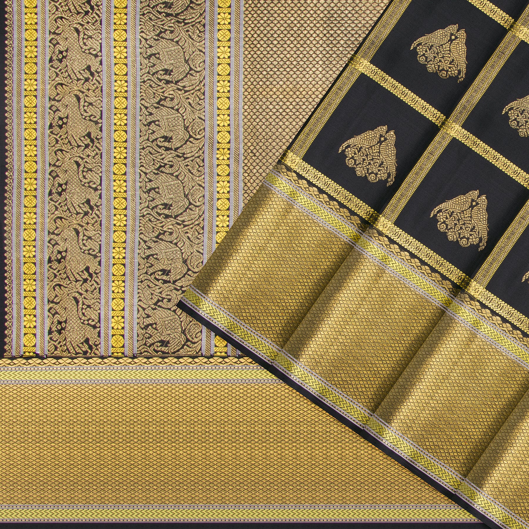 Kanakavalli Kanjivaram Silk Sari 25-041-HS001-09193