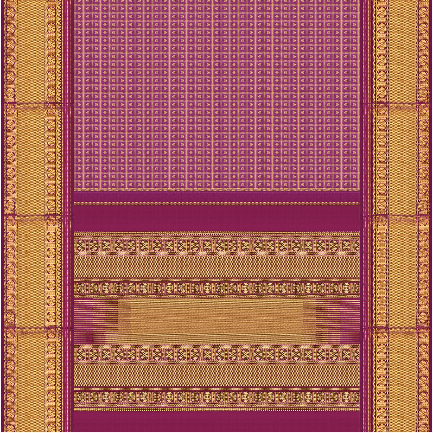 Kanakavalli Kanjivaram Silk Sari 25-041-HS001-09206 - Full View