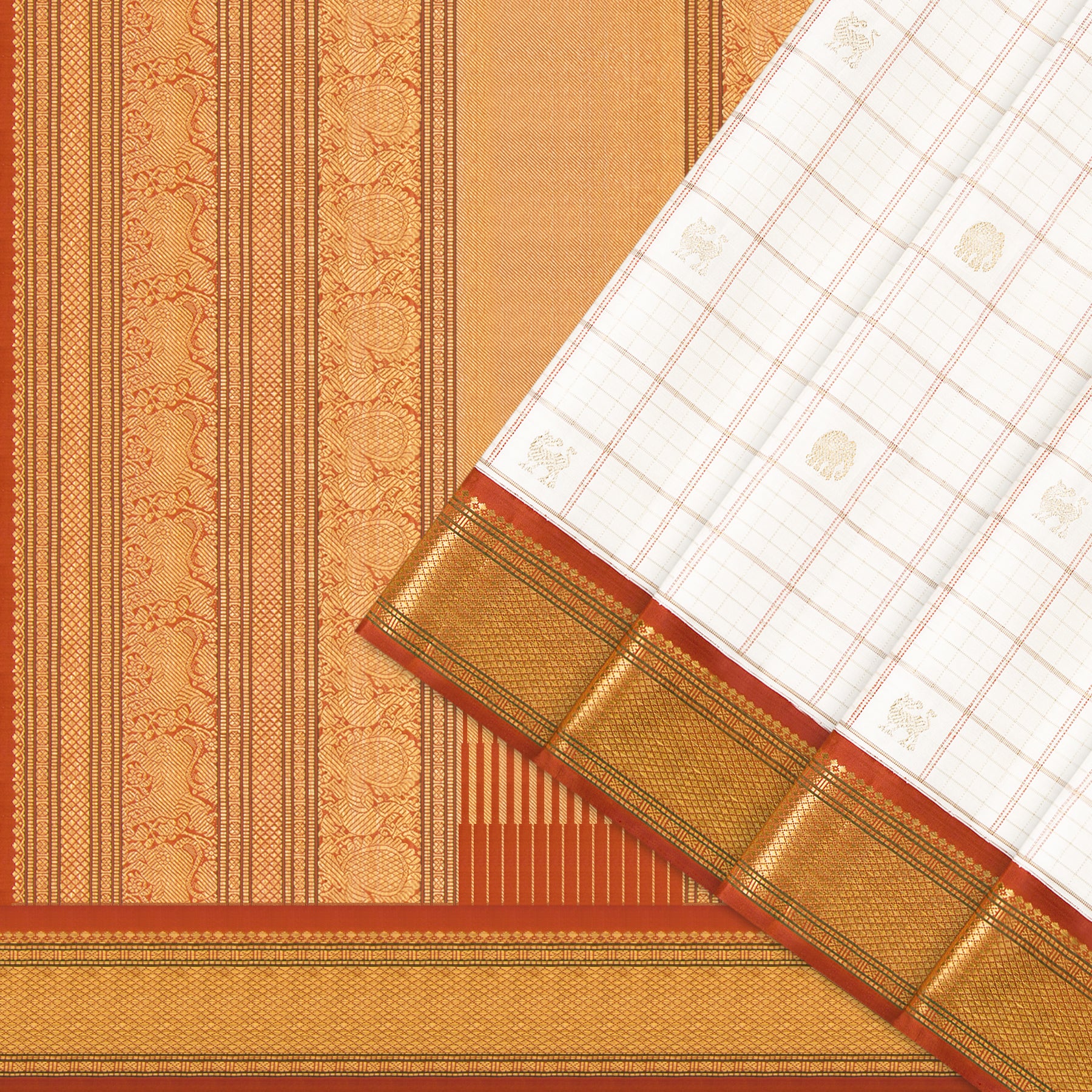 Kanakavalli Kanjivaram Silk Sari 25-041-HS001-09207 - Cover View