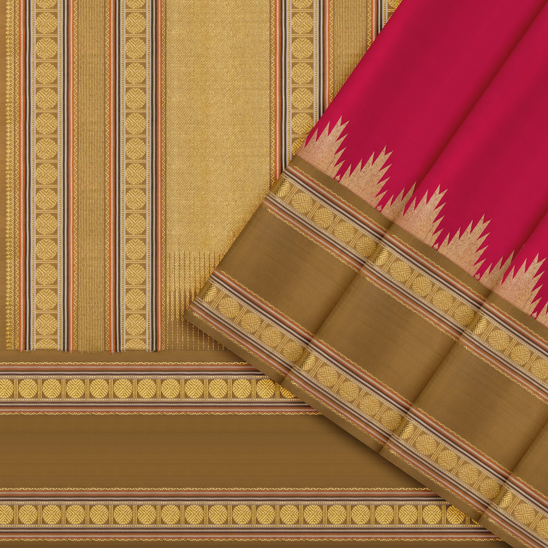 Kanakavalli Kanjivaram Silk Sari 25-041-HS001-09208 - Cover View