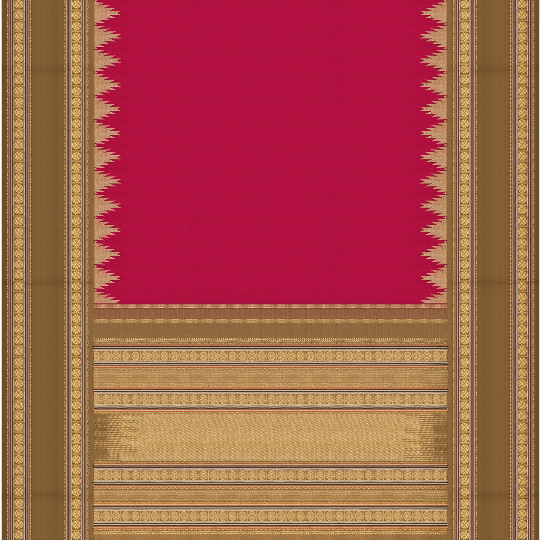 Kanakavalli Kanjivaram Silk Sari 25-041-HS001-09208 - Full View