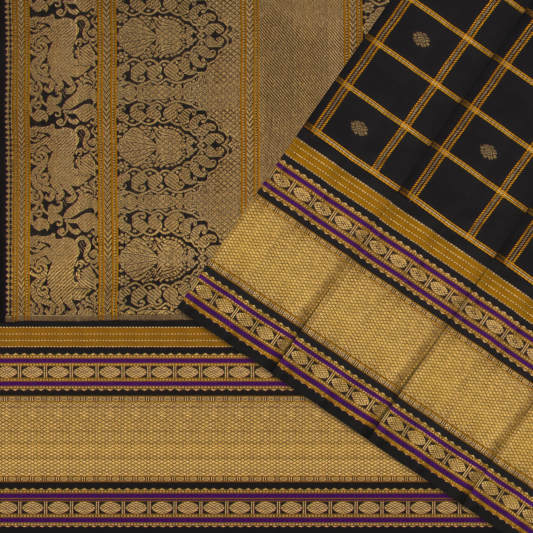 Kanakavalli Kanjivaram Silk Sari 25-041-HS001-10831 - Cover View