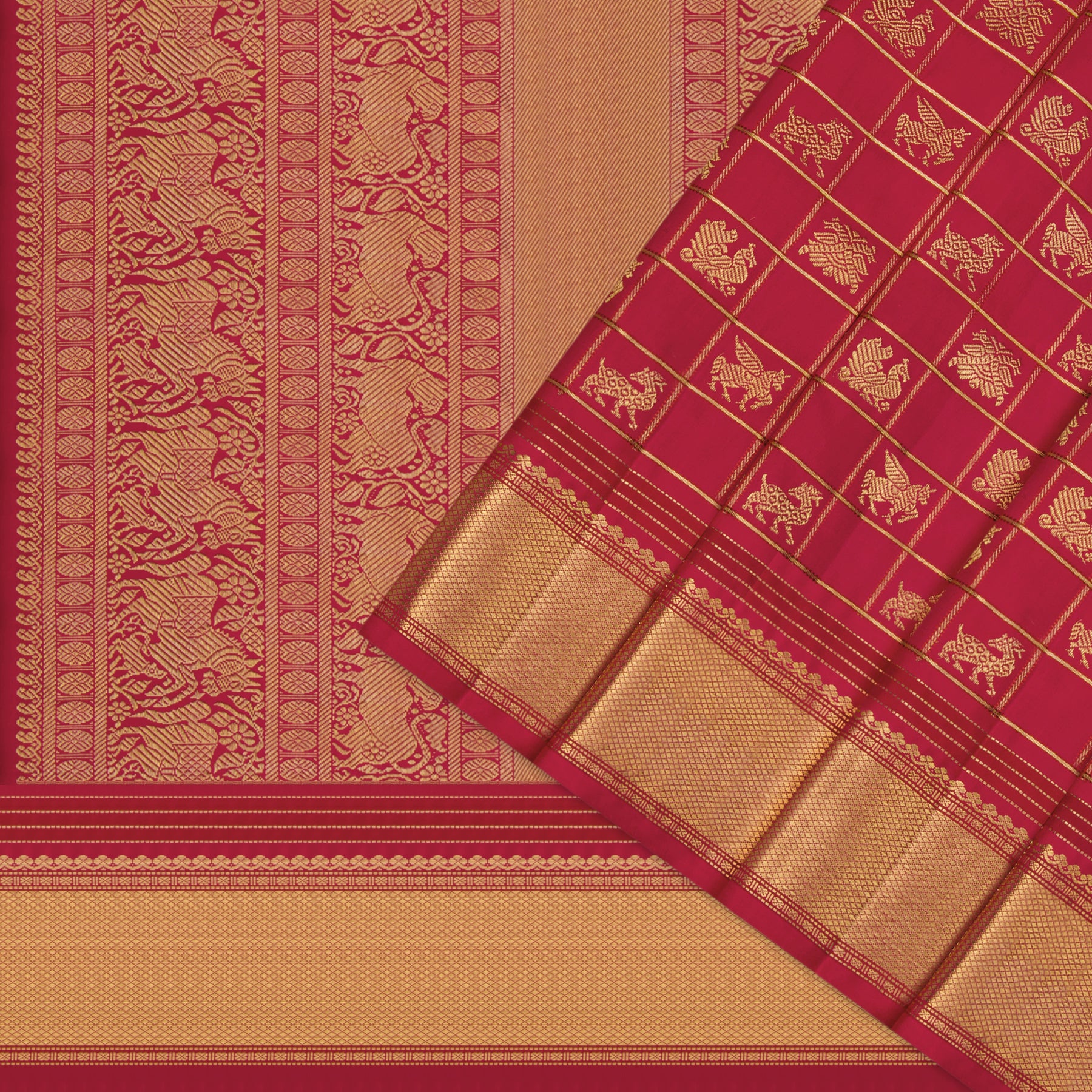 Kanakavalli Kanjivaram Silk Sari 25-041-HS001-10832 - Cover View