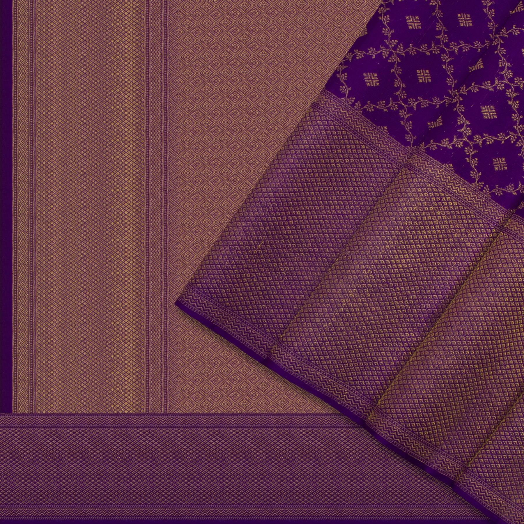 Kanakavalli Kanjivaram Silk Sari 25-060-HS001-04167 - Cover View