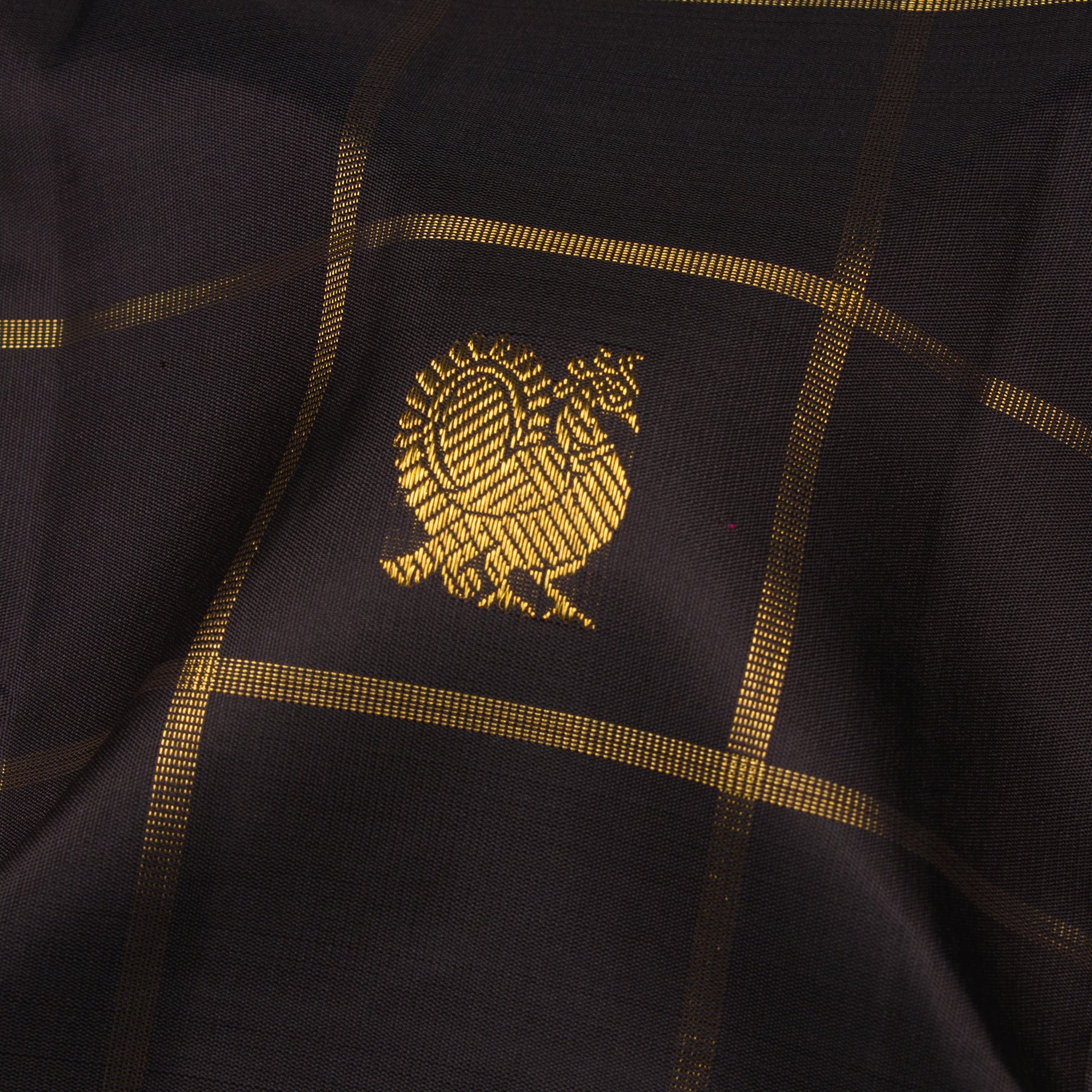 Kanakavalli Kanjivaram Silk Sari 25-110-HS001-08123 - Fabric View