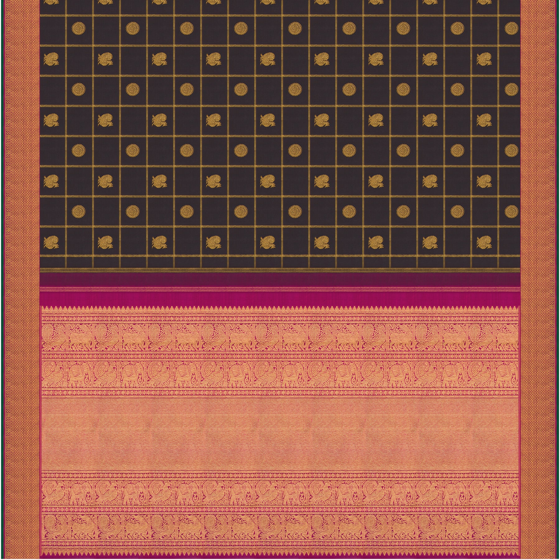 Kanakavalli Kanjivaram Silk Sari 25-110-HS001-08123 - Full View