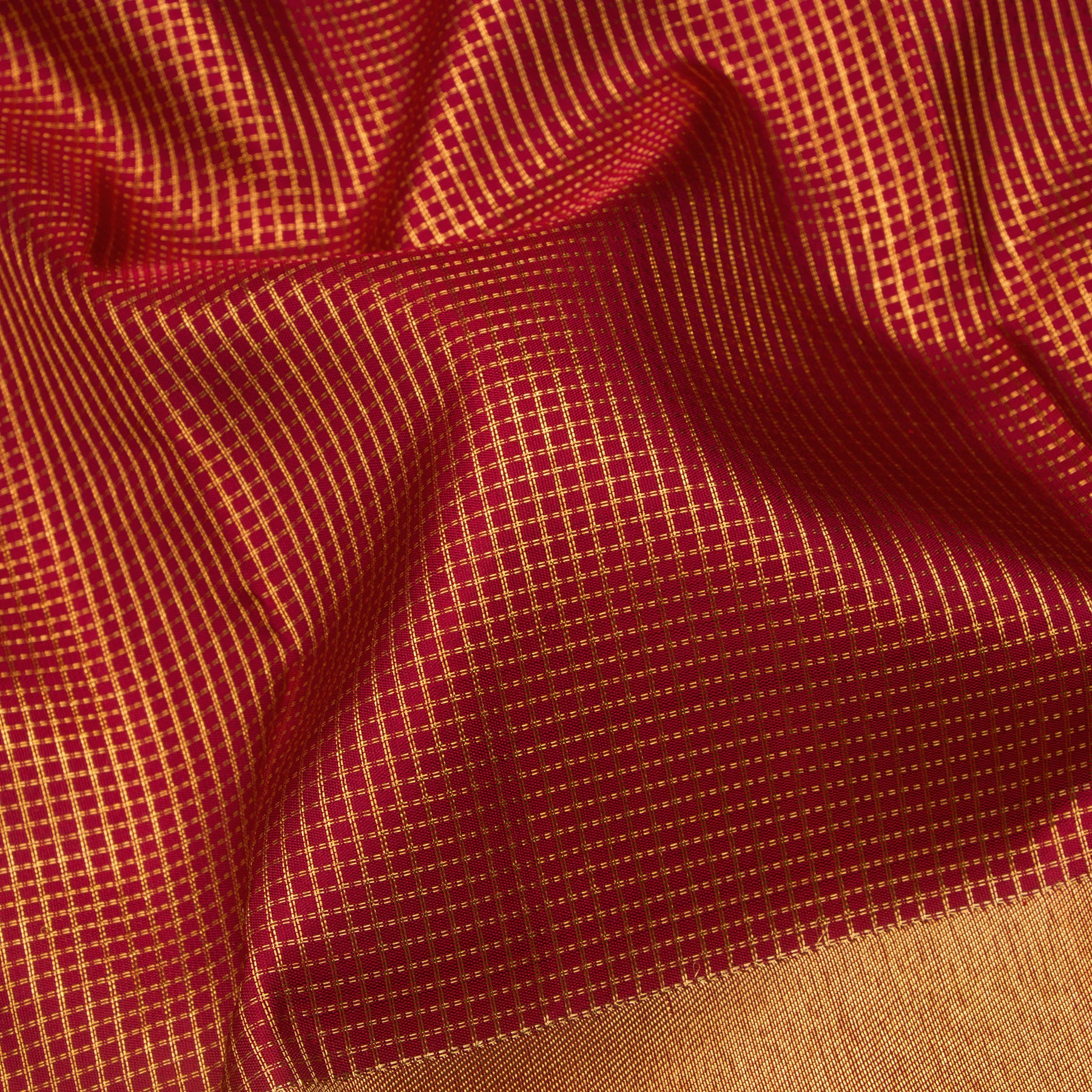 Kanakavalli Kanjivaram Silk Sari 25-100-HS001-01318 - Fabric View