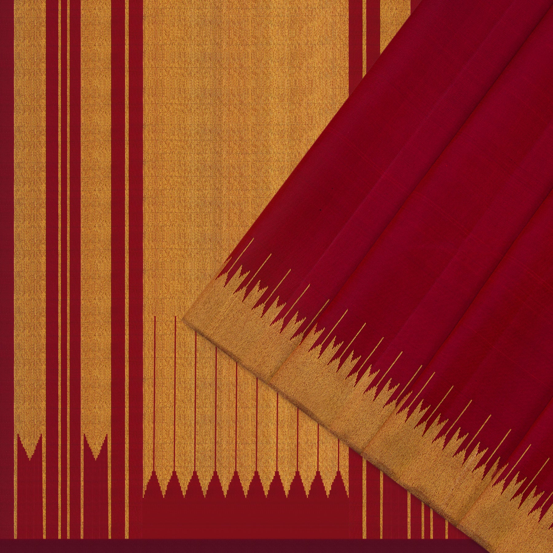 Kanakavalli Kanjivaram Silk Sari 25-100-HS001-04931 - Cover View