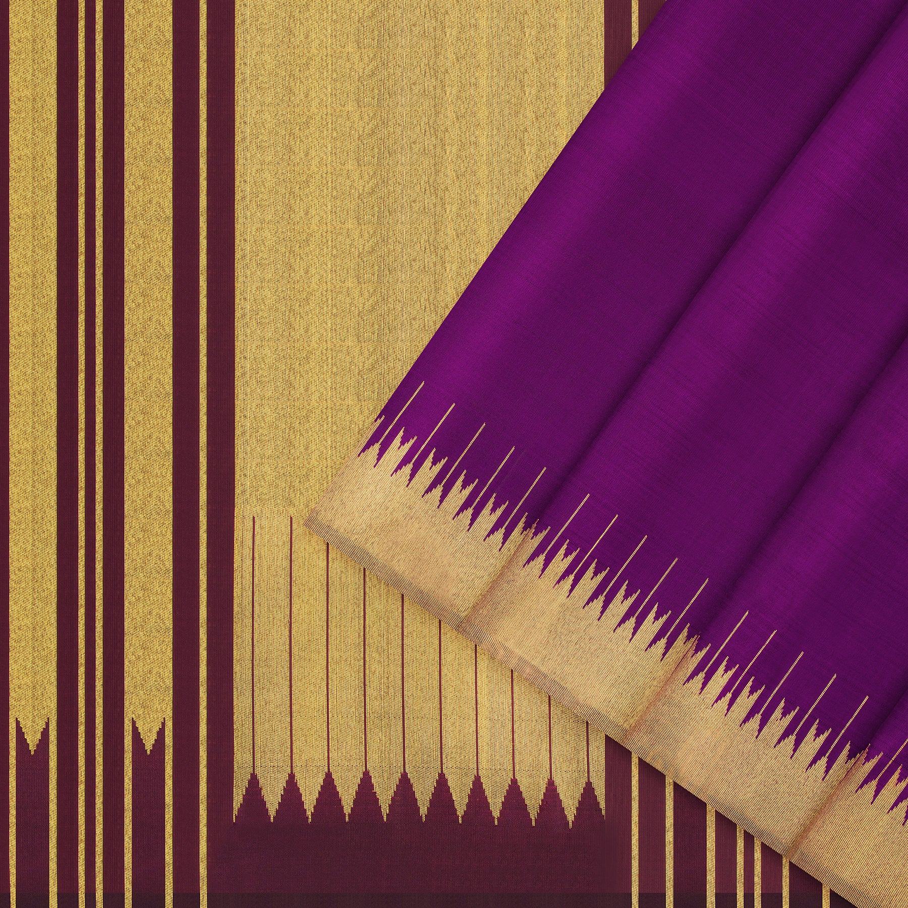 Kanakavalli Kanjivaram Silk Sari 25-100-HS001-07884 - Cover View