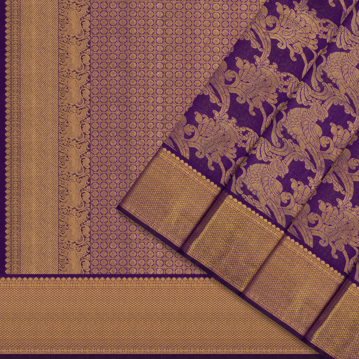 Kanakavalli Kanjivaram Silk Sari 25-100-HS001-09735 - Cover View