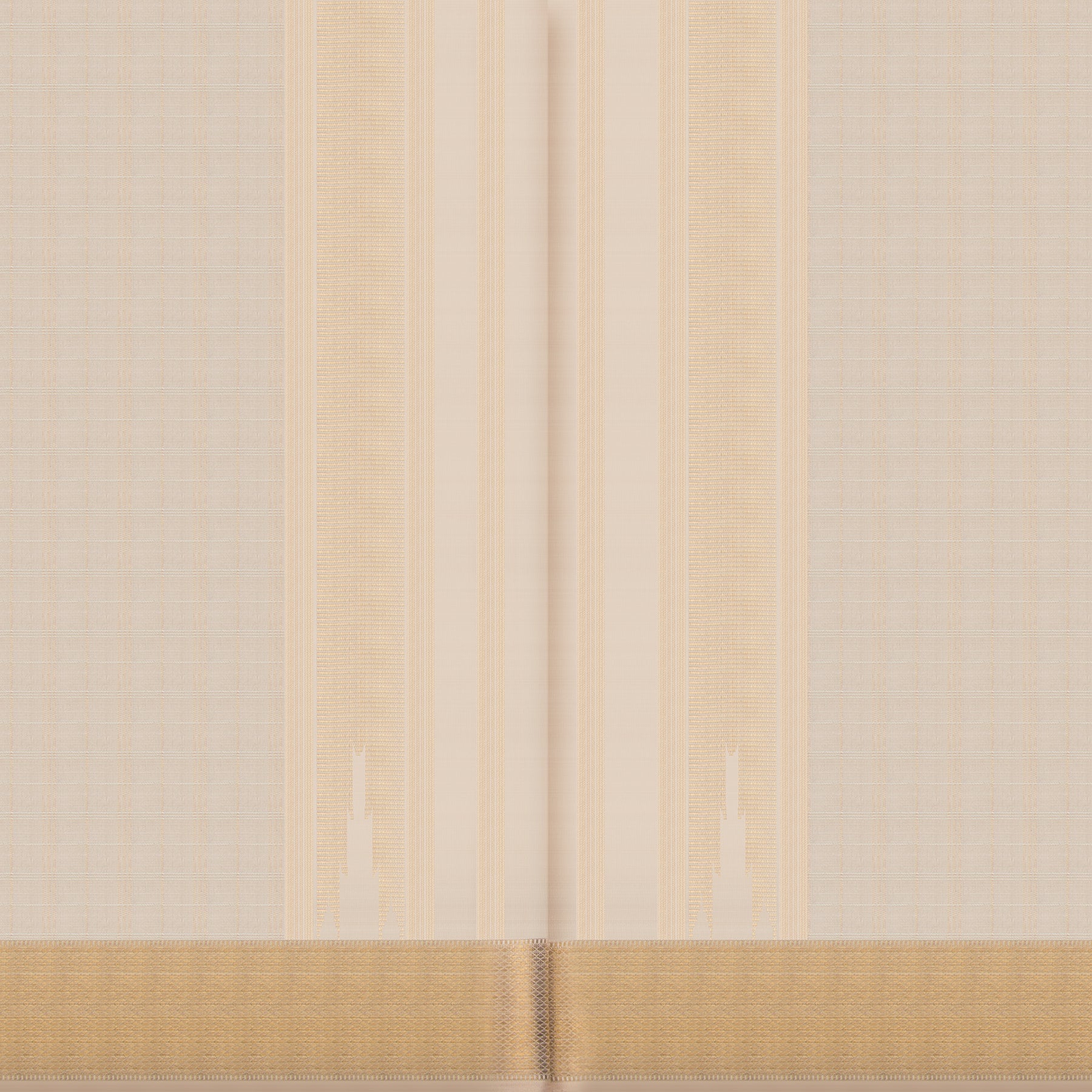 Kanakavalli Kanjivaram Silk Angavastram CO-ORD 25-109-AF001-04952  - Angavastram View