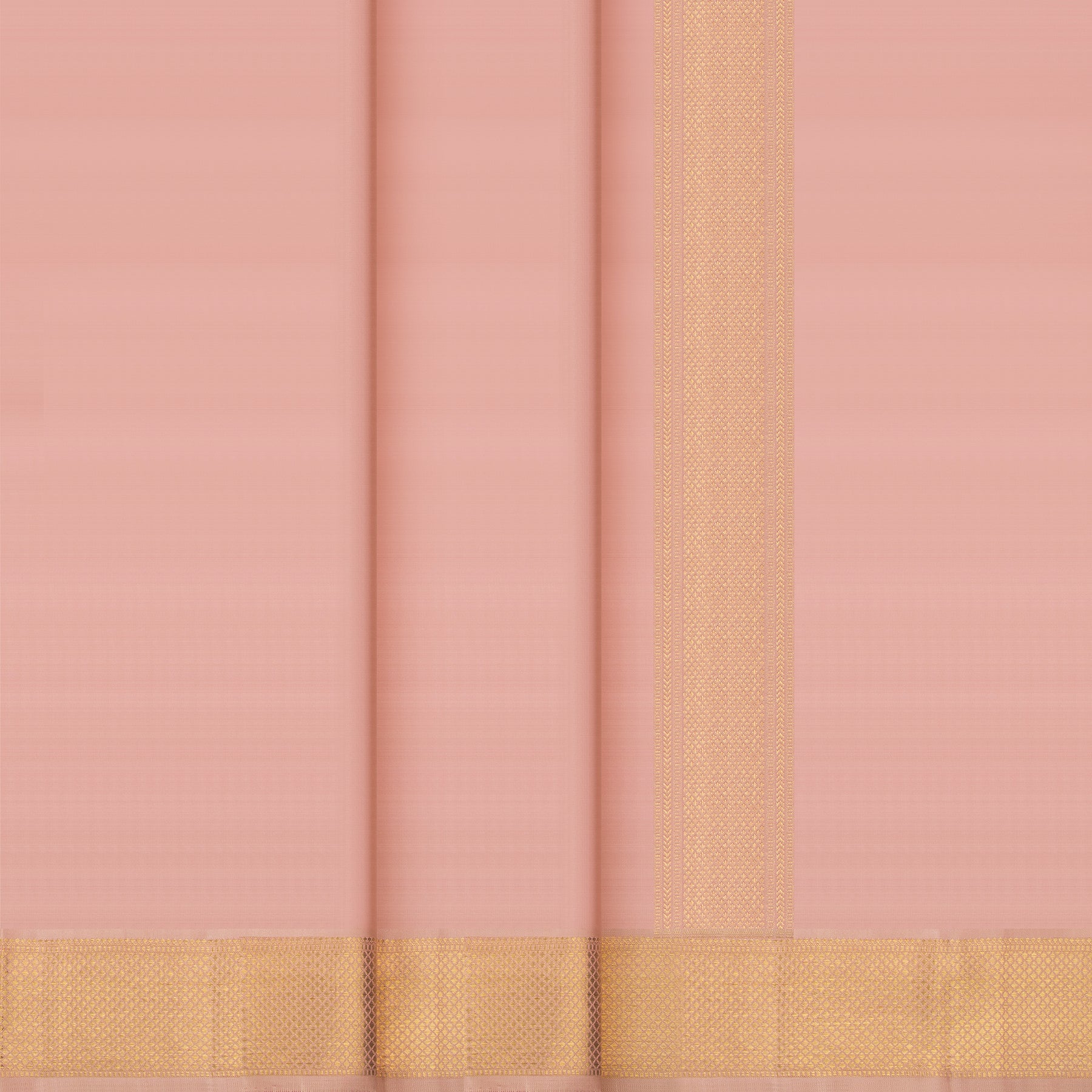 Kanakavalli Kanjivaram Silk Angavastram CO-ORD 25-109-AF001-03528 - Double Pleated View