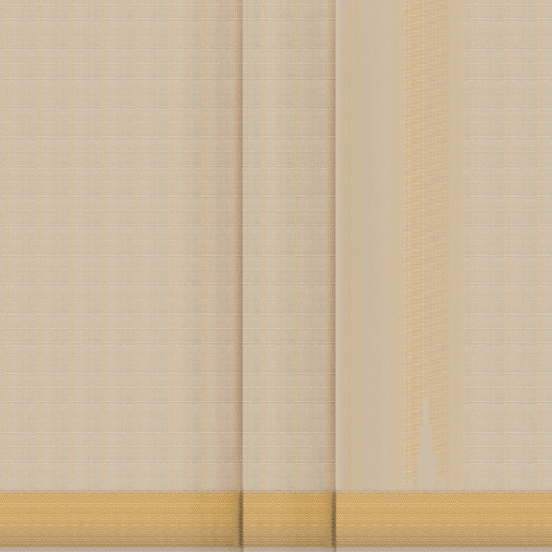 Kanakavalli Kanjivaram Silk Angavastram CO-ORD 25-109-AF001-03530 - Double Pleated View