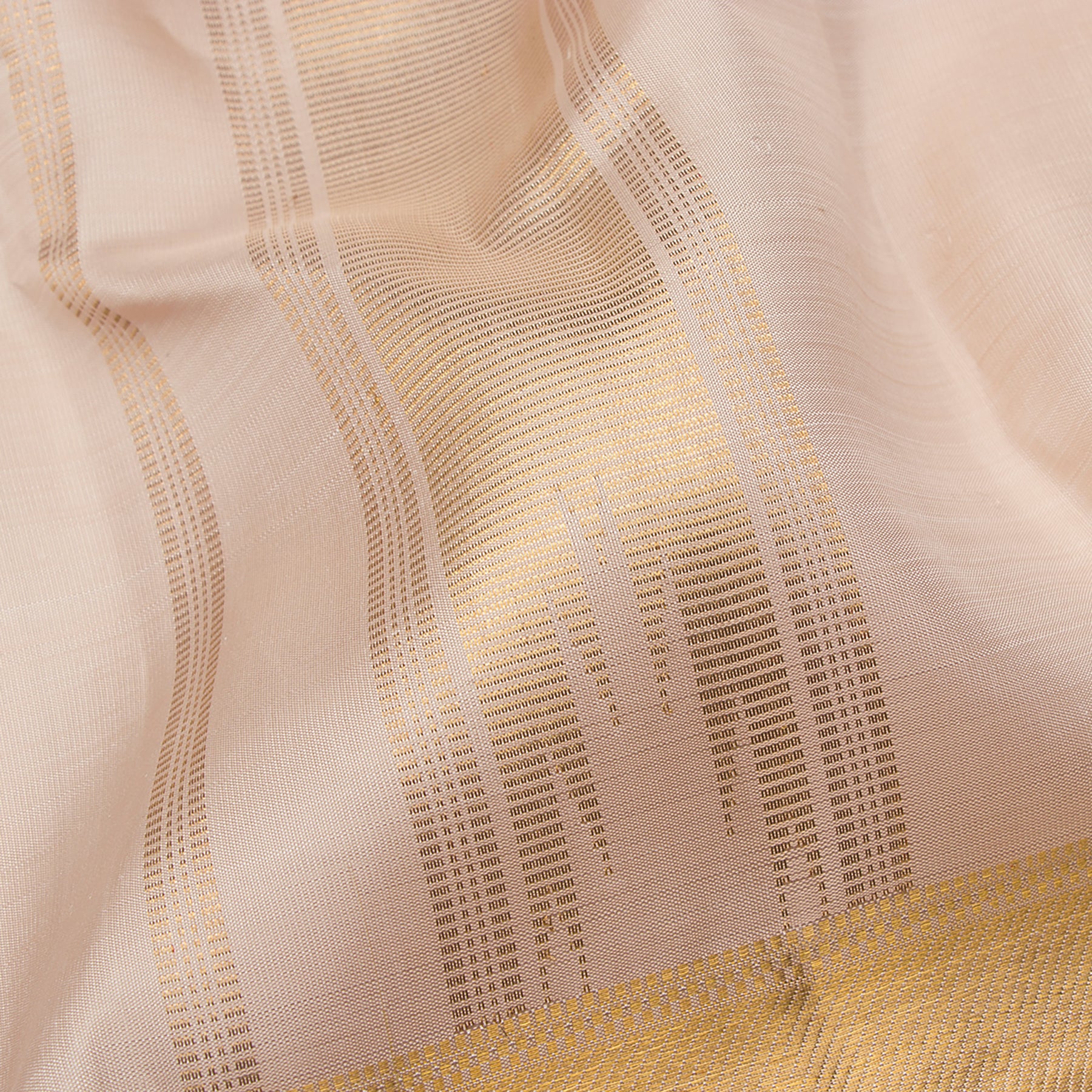 Kanakavalli Kanjivaram Silk Angavastram CO-ORD 25-109-AF001-03531 - Fabric View