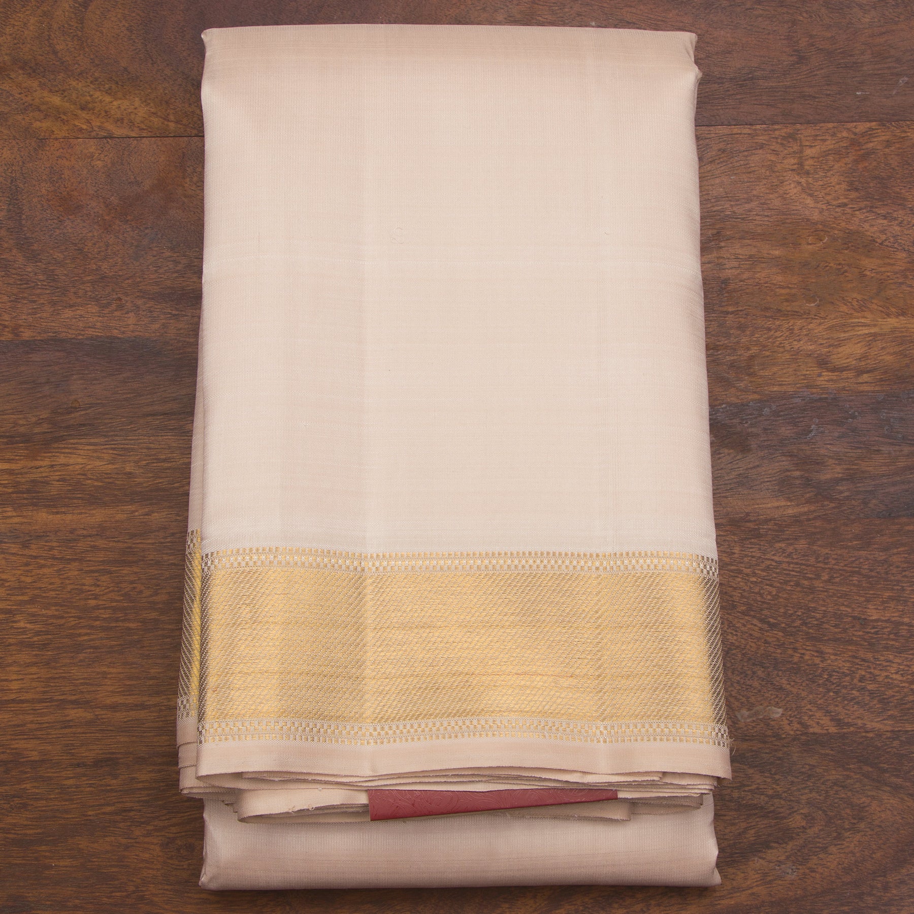 Kanakavalli Kanjivaram Silk Angavastram CO-ORD 25-109-AF001-03531 - Folded View