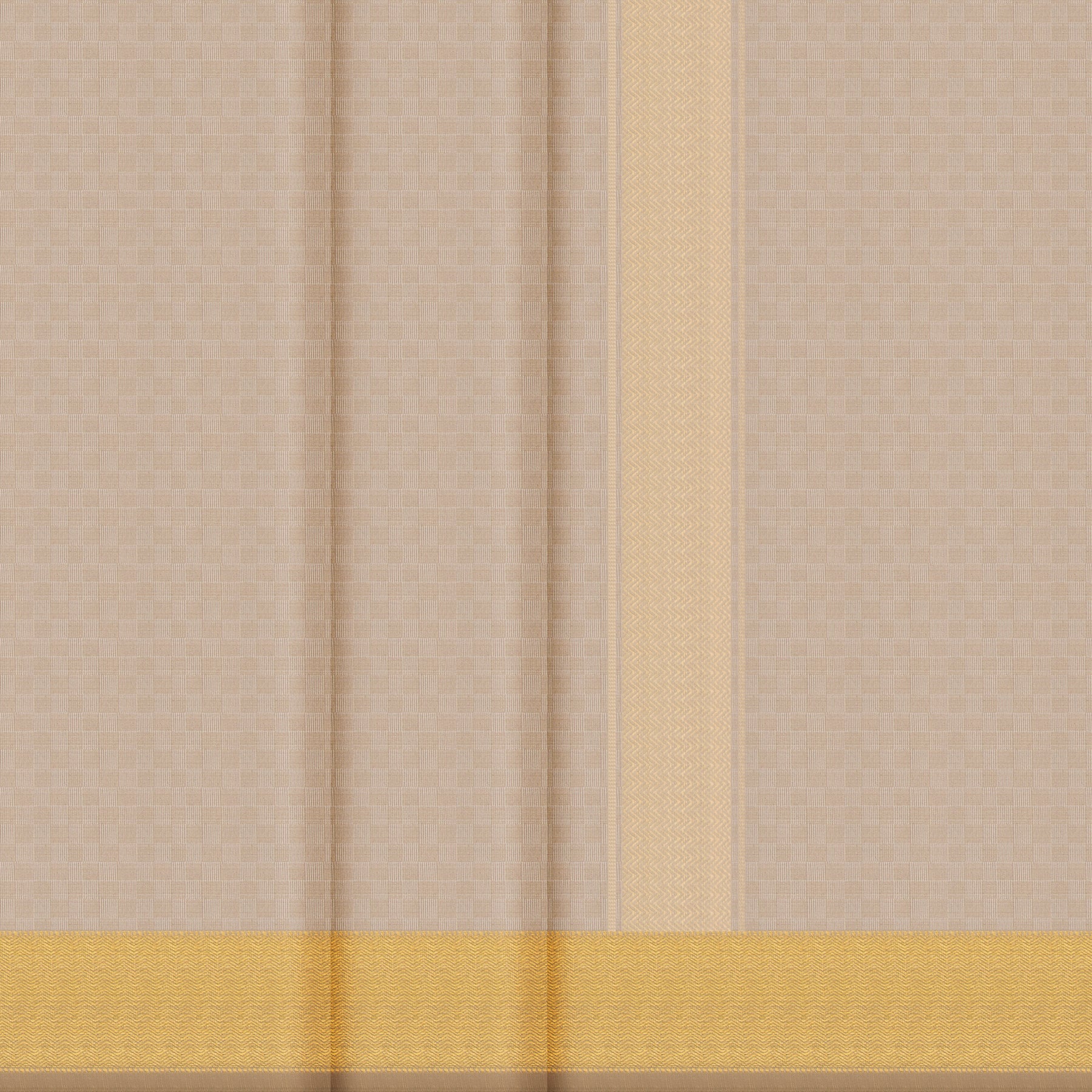 Kanakavalli Kanjivaram Silk Angavastram CO-ORD 25-109-AF001-04944 - Double Pleated View