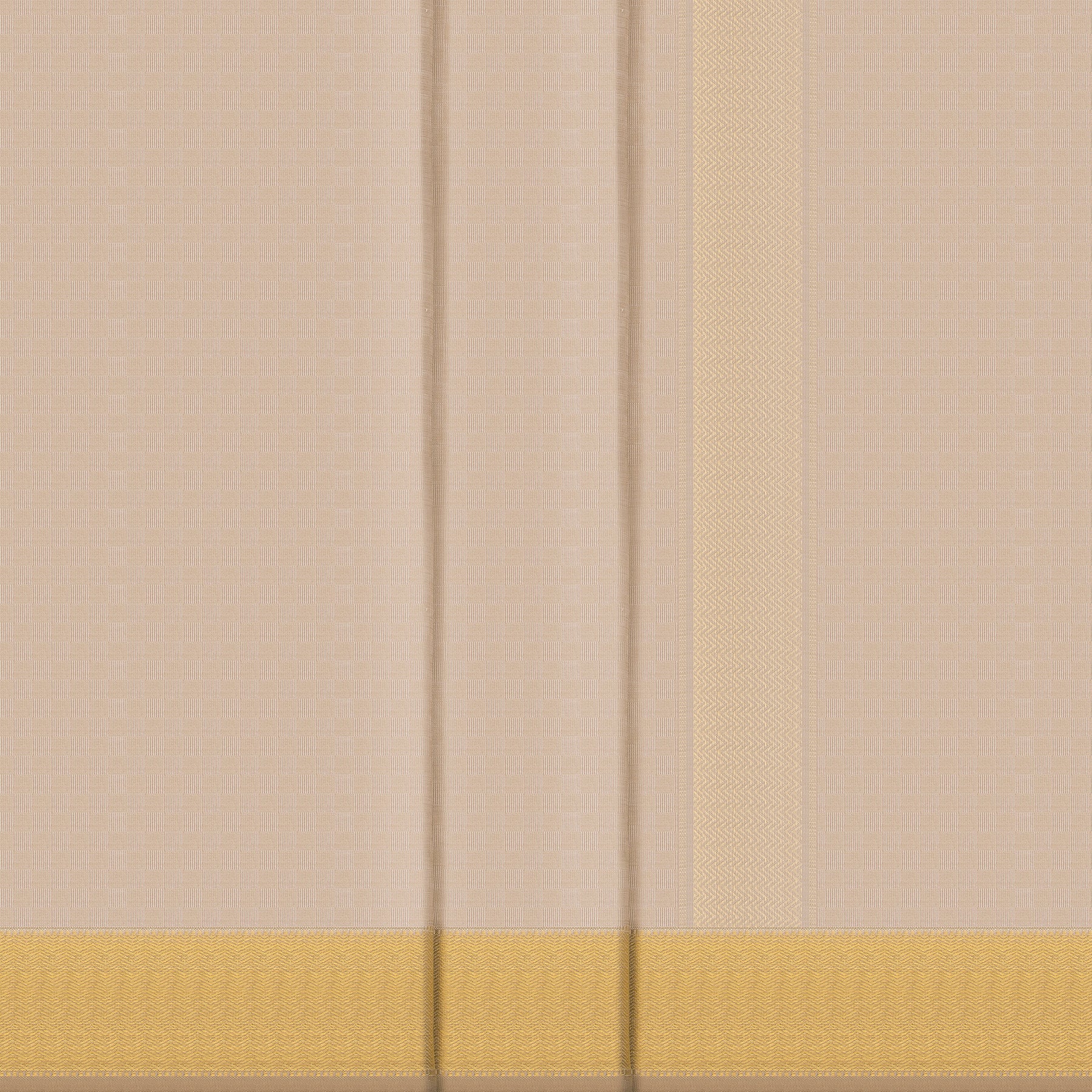 Kanakavalli Kanjivaram Silk Angavastram CO-ORD 25-109-AF001-04945 - Double Pleated View