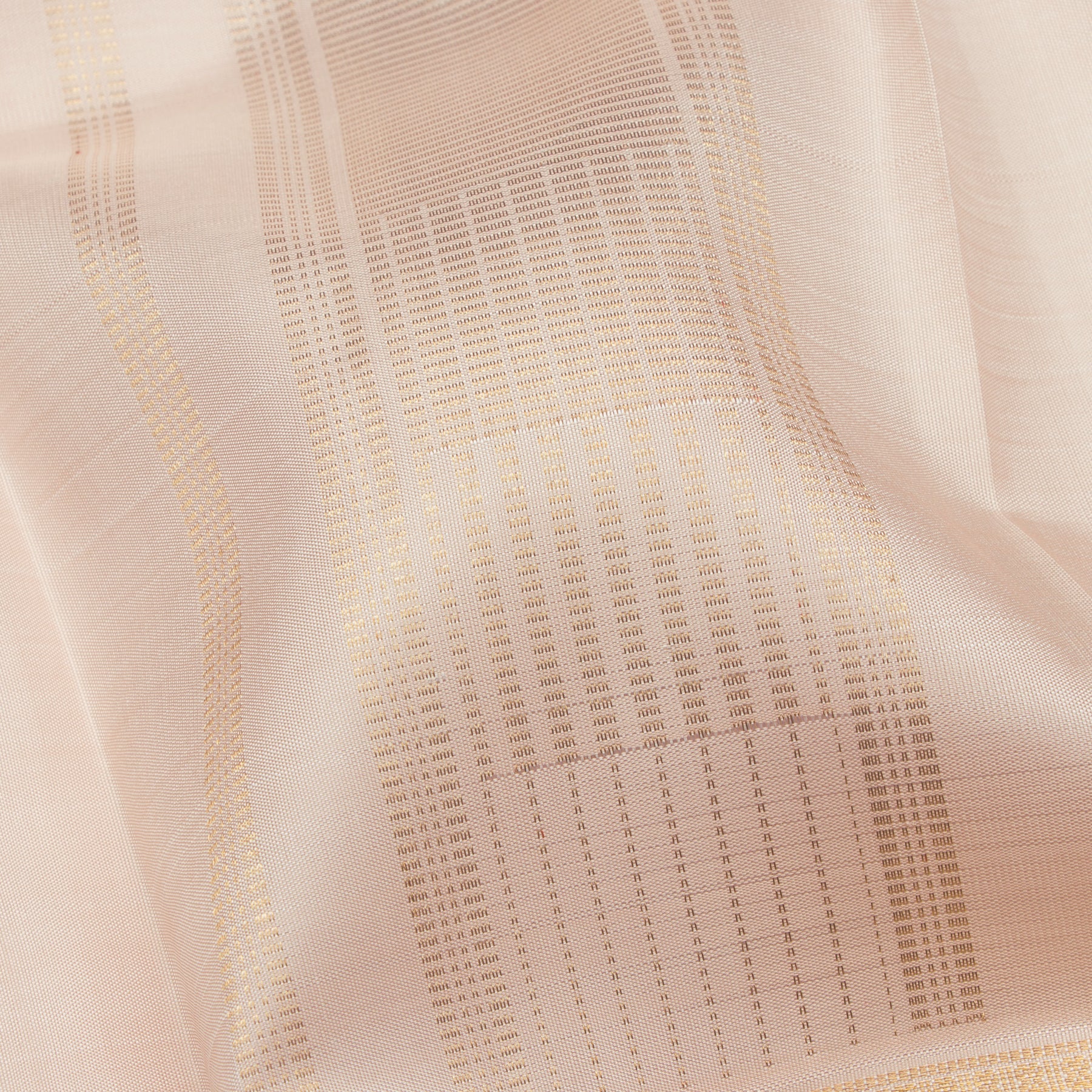 Kanakavalli Kanjivaram Silk Angavastram CO-ORD 25-109-AF001-04959 - Fabric View