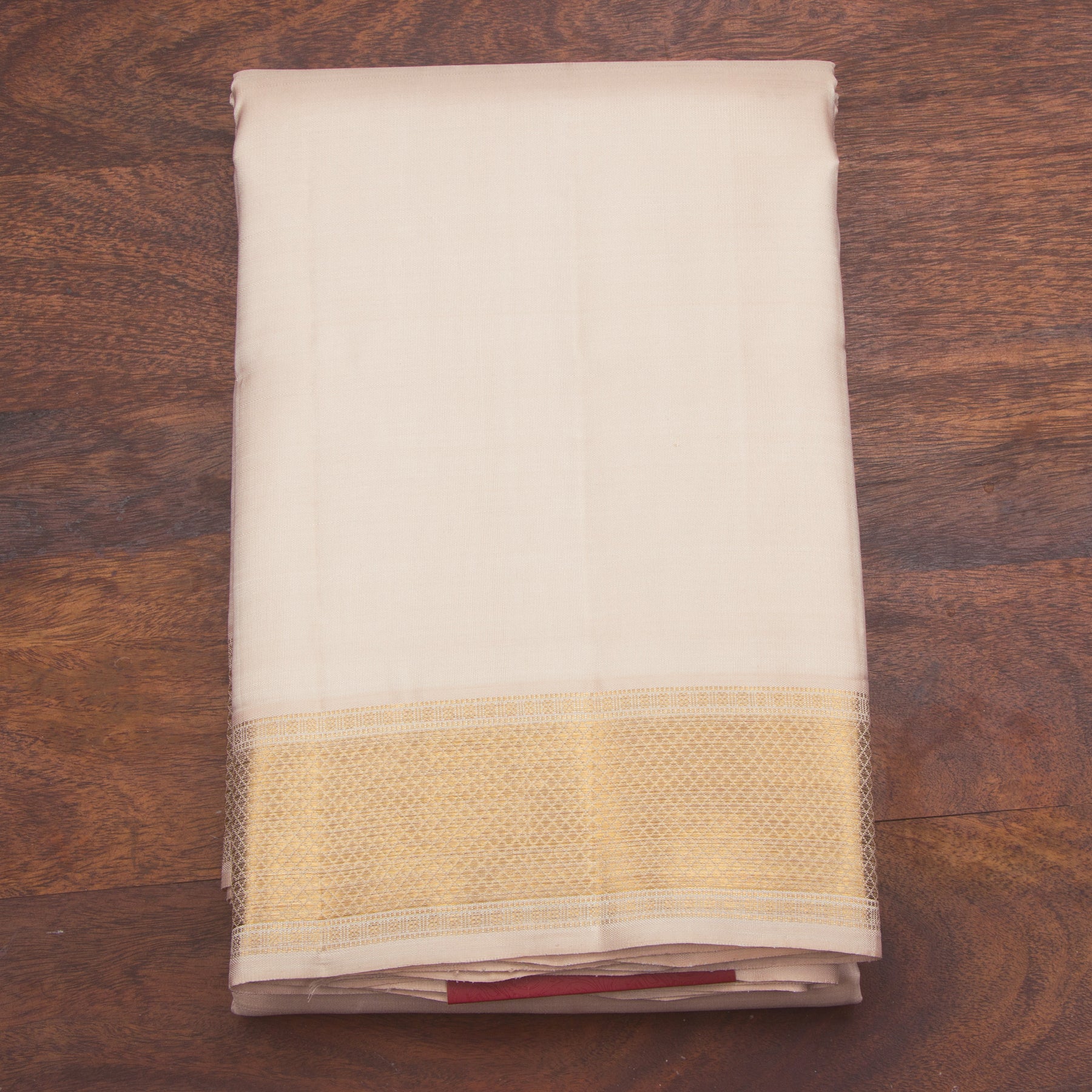 Kanakavalli Kanjivaram Silk Angavastram CO-ORD 25-109-AF001-04959 - Folded View