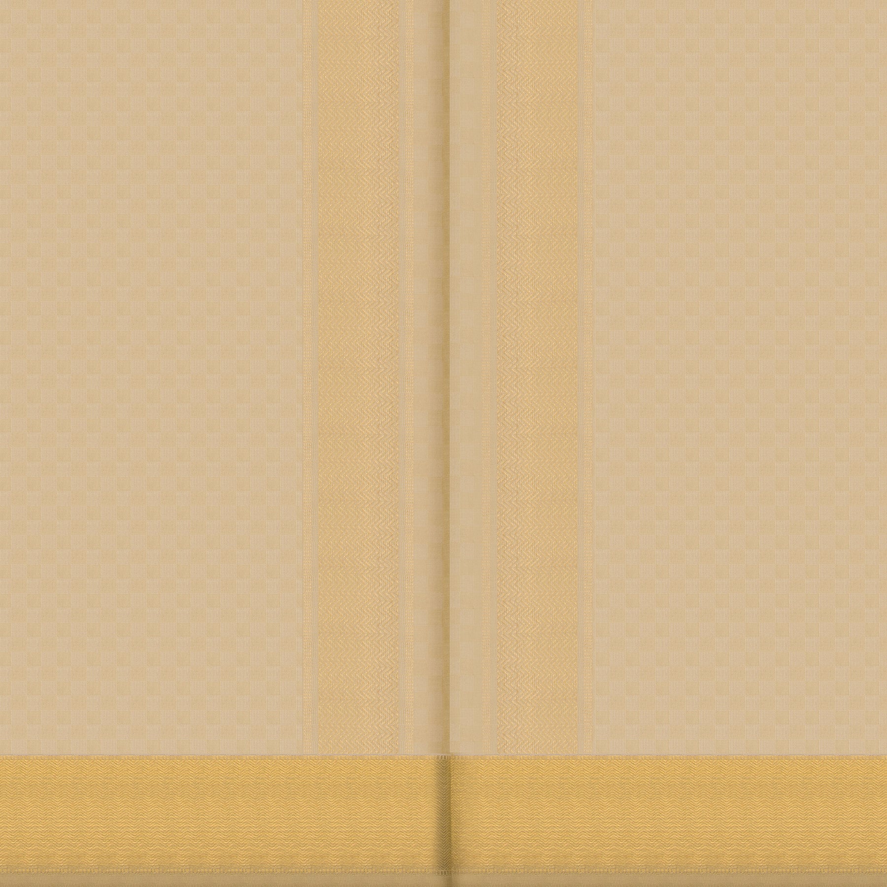 Kanakavalli Kanjivaram Silk Angavastram CO-ORD 25-109-AF001-05432 - Angavastram View