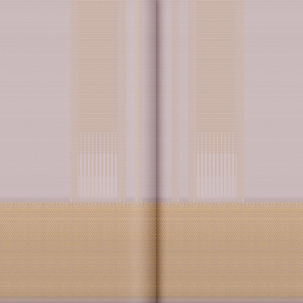 Kanakavalli Kanjivaram Silk Angavastram CO-ORD 25-109-AF001-05446 - Angavastram View
