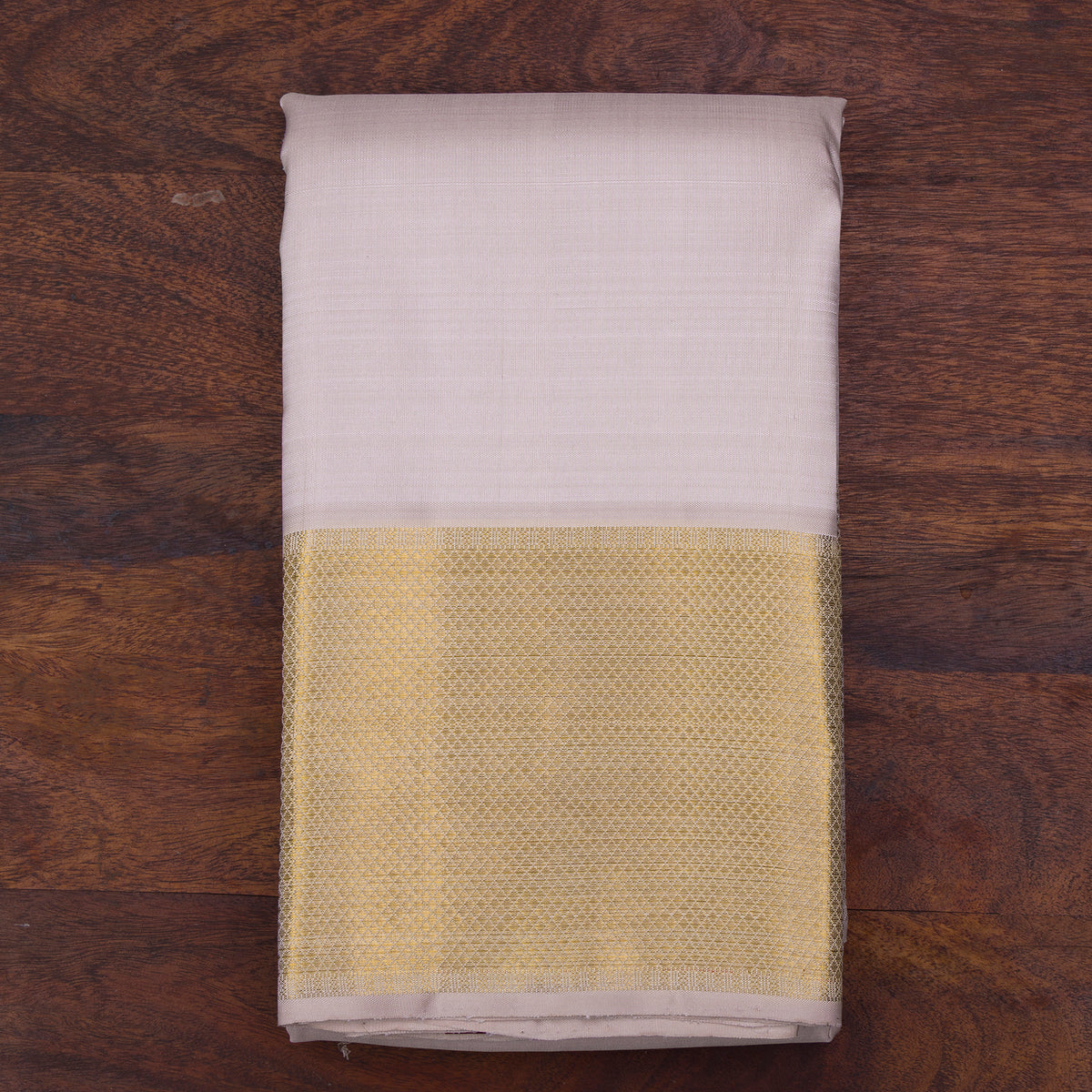 Kanakavalli Kanjivaram Silk Angavastram CO-ORD 25-109-AF001-05446 - Folded View