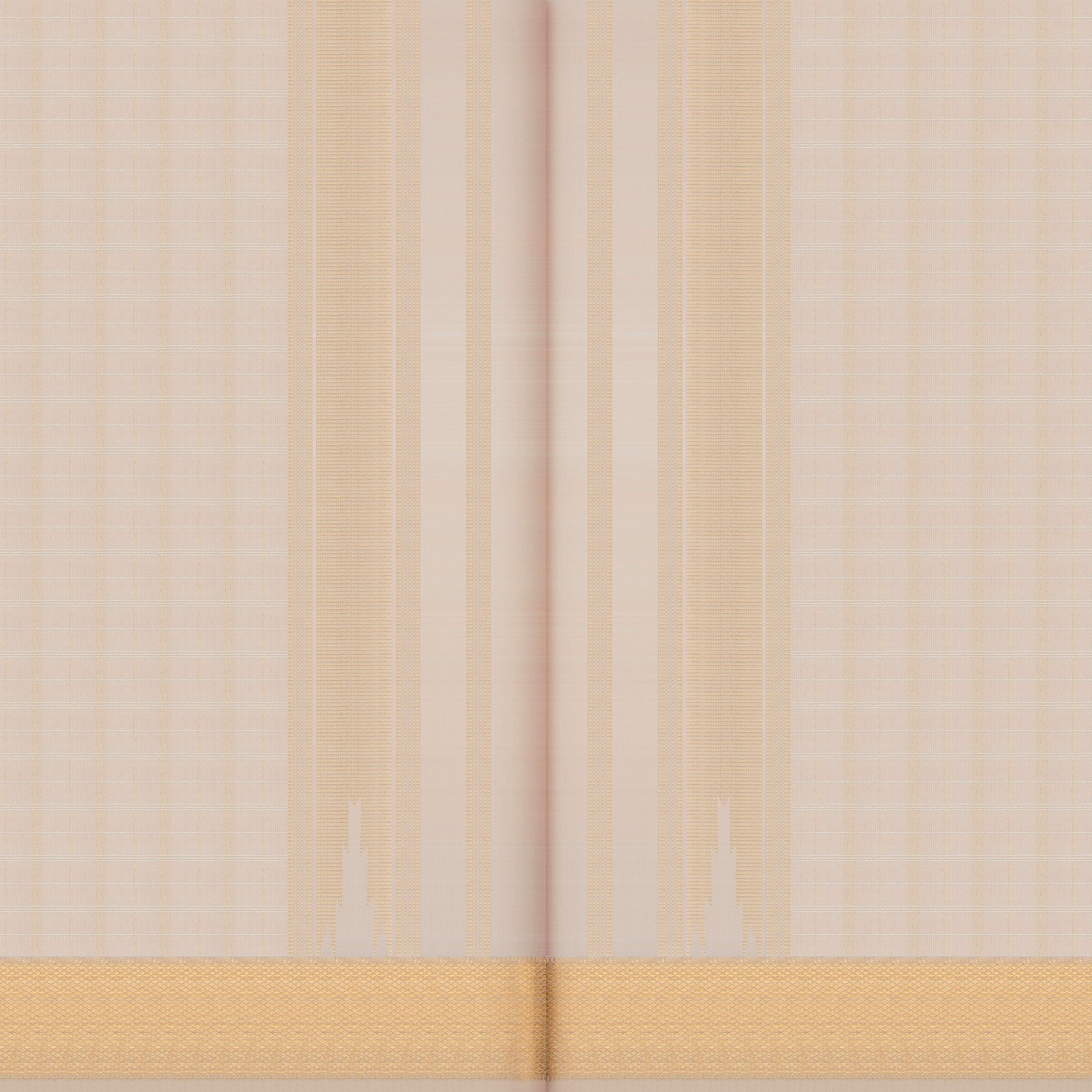 Kanakavalli Kanjivaram Silk Angavastram CO-ORD 25-109-AF001-05922 - Angavastram View