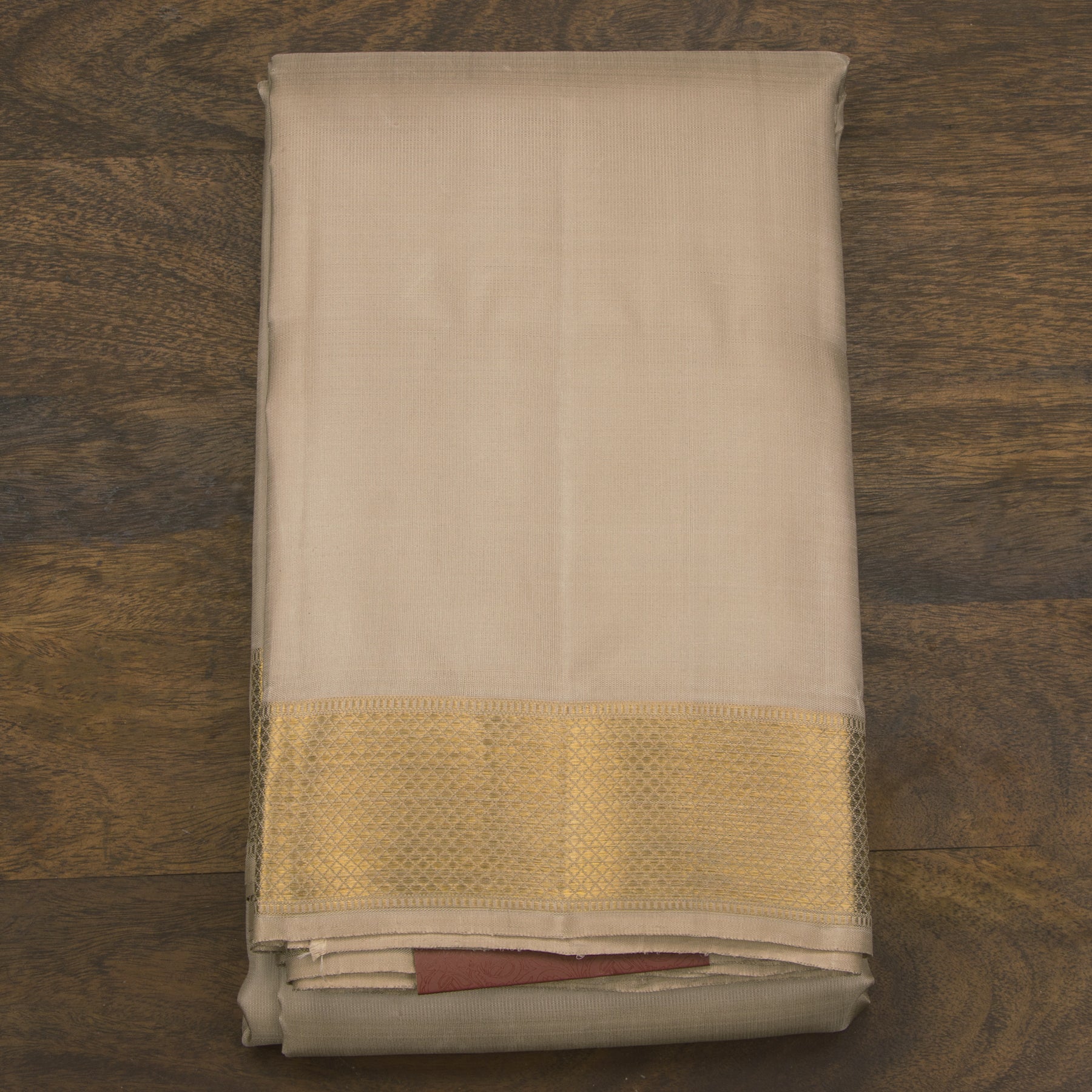 Kanakavalli Kanjivaram Silk Angavastram CO-ORD 25-109-AF001-05924 - Folded View