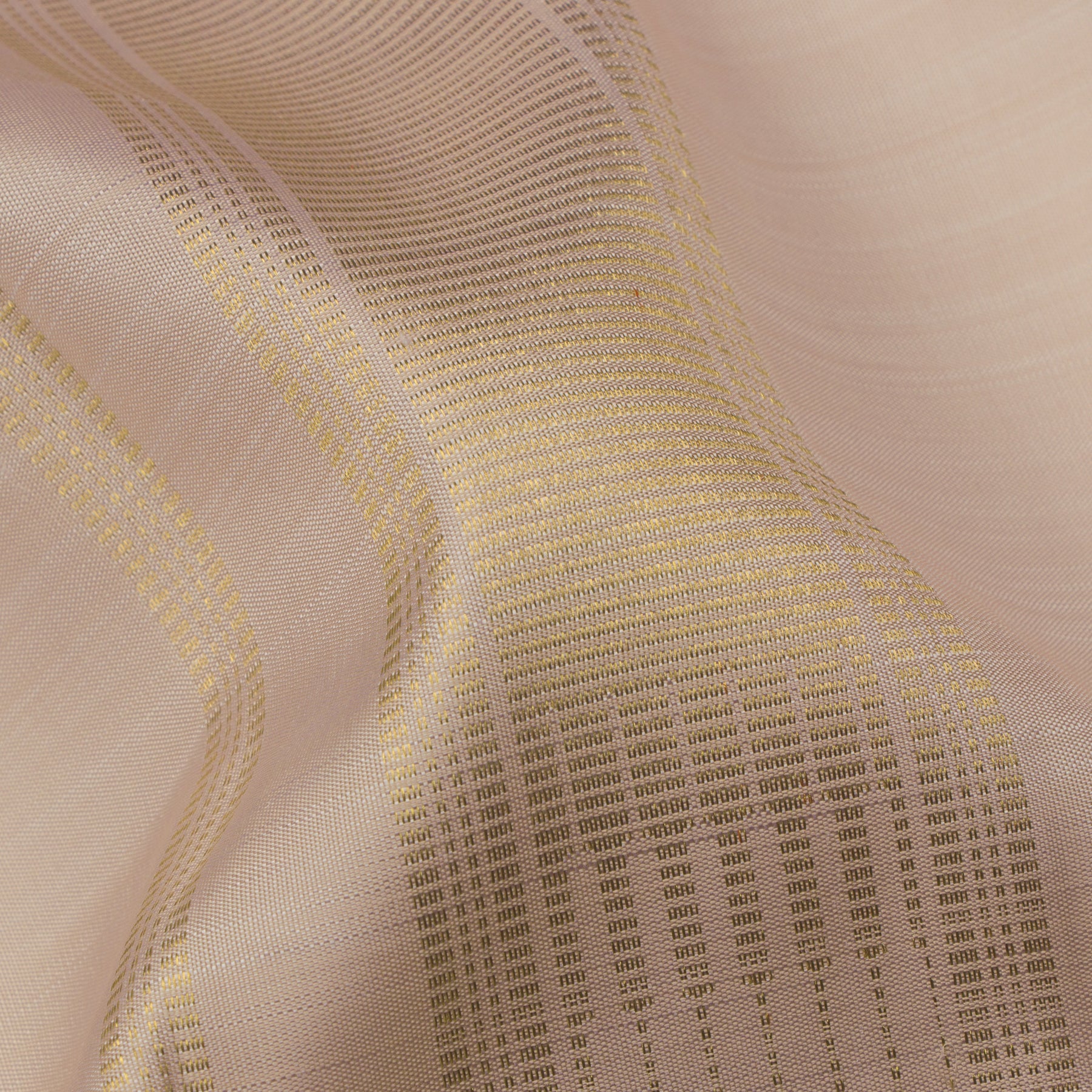 Kanakavalli Kanjivaram Silk Angavastram CO-ORD 25-109-AF001-05926 - Detailed Fabric View