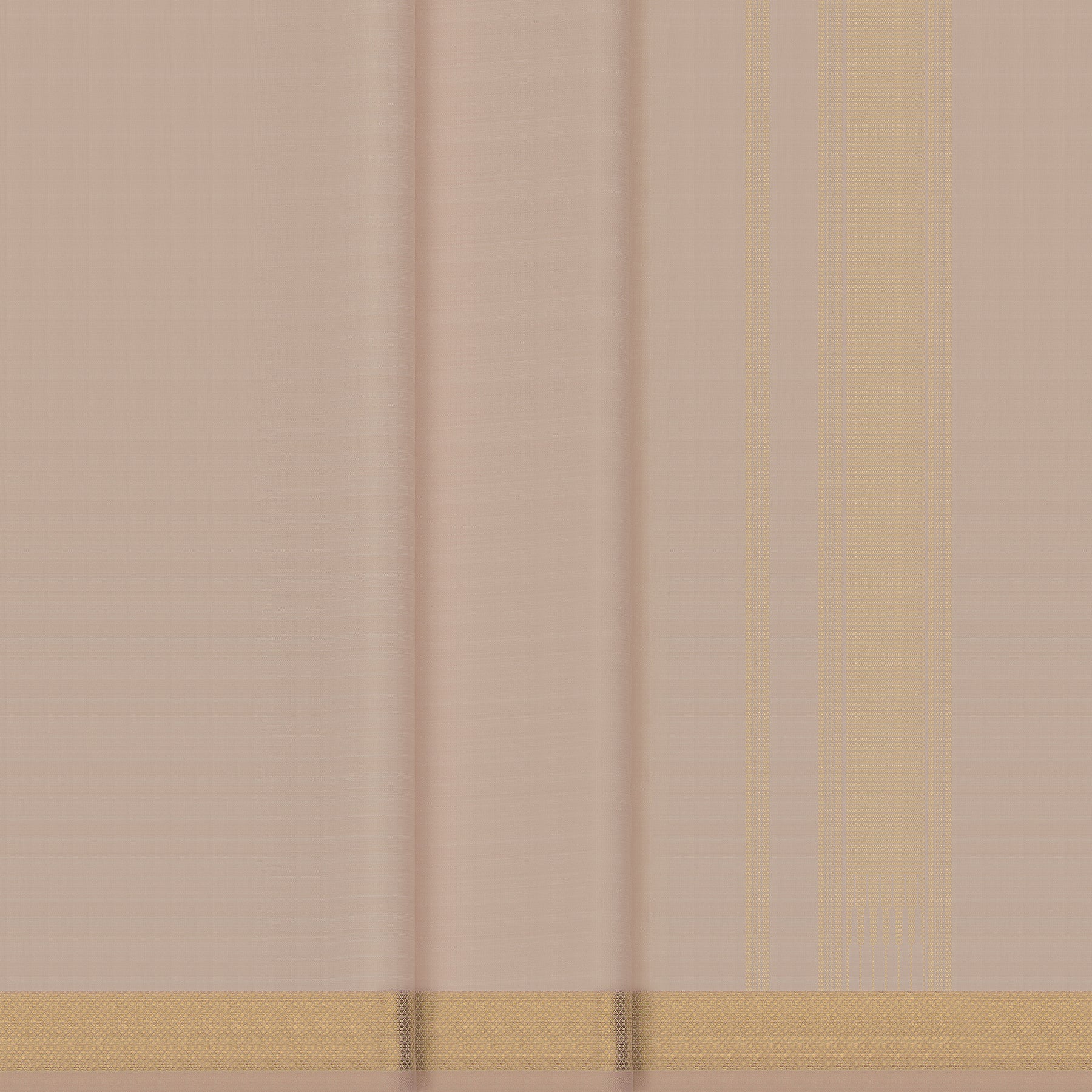 Kanakavalli Kanjivaram Silk Angavastram CO-ORD 25-109-AF001-05926 - Double Pleated View