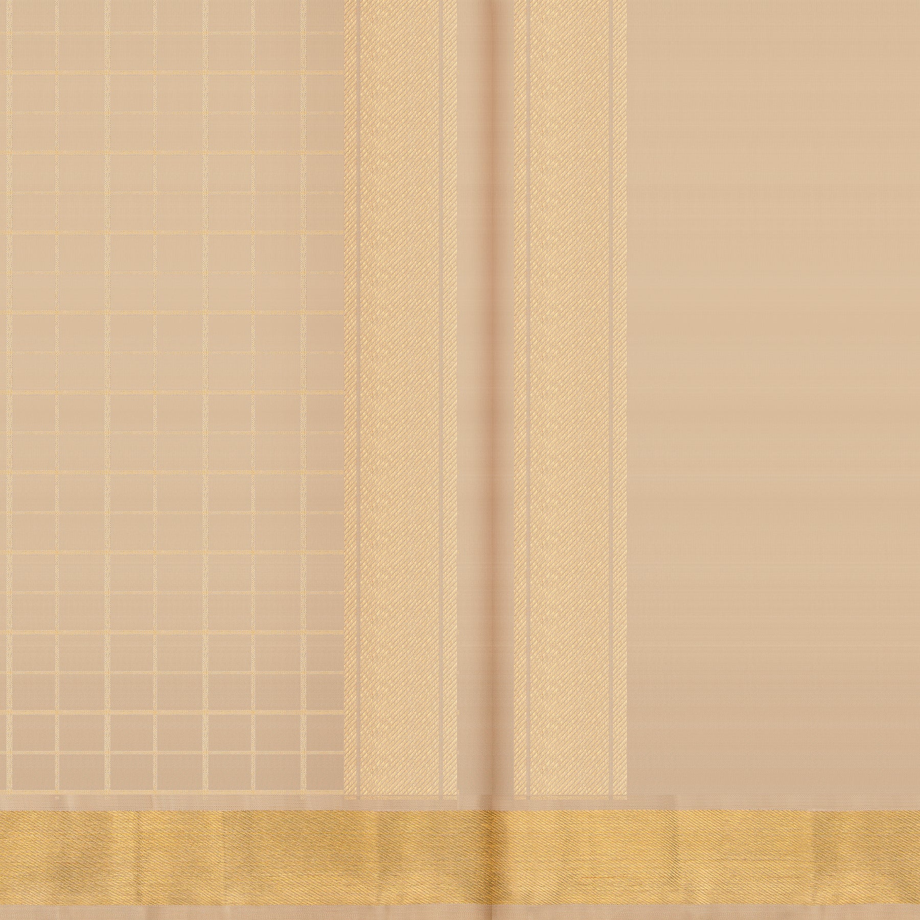 Kanakavalli Kanjivaram Silk Angavastram CO-ORD 25-109-AF001-07087 - Angavastram View