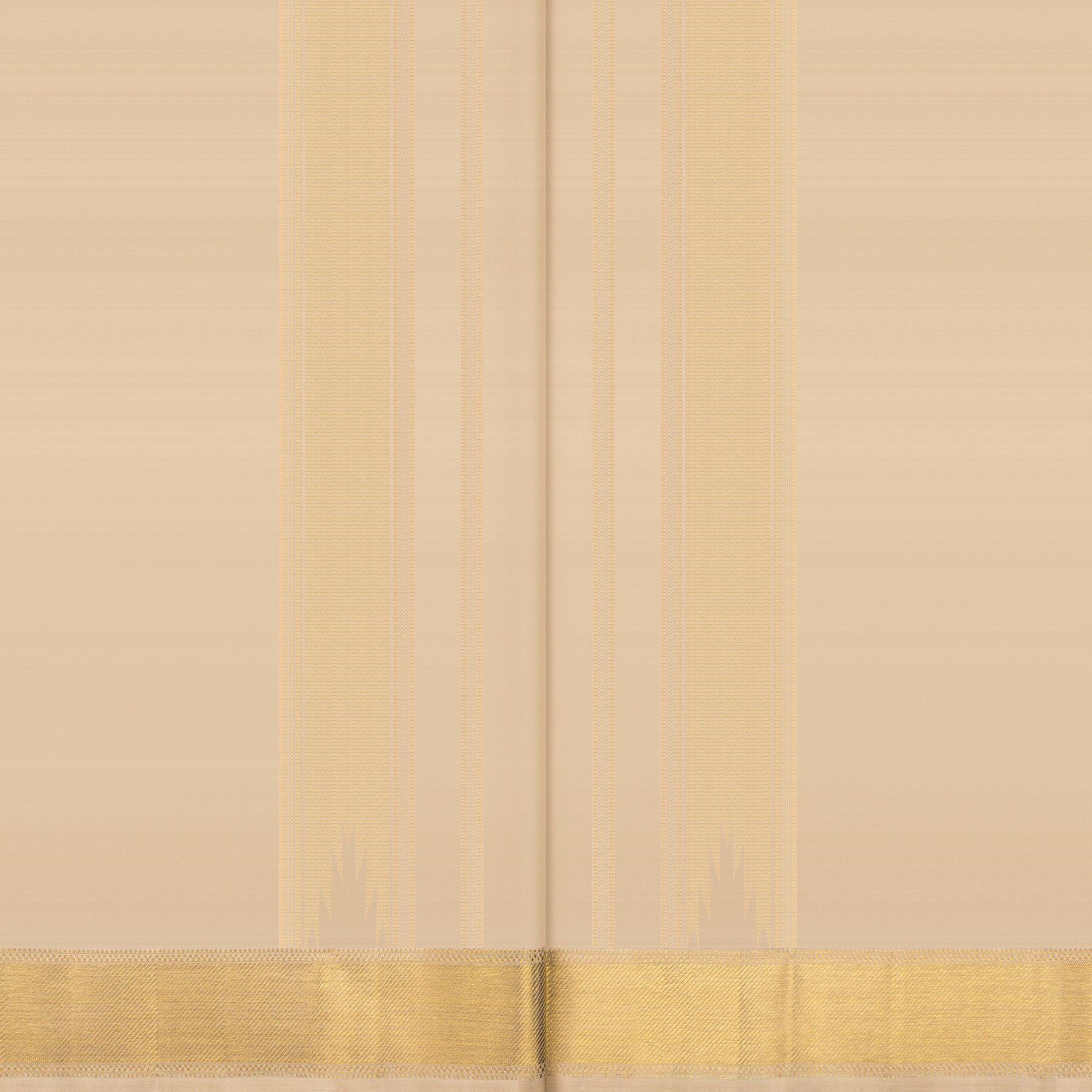 Kanakavalli Kanjivaram Silk Angavastram CO-ORD 25-109-AF001-07096 - Angavastram View