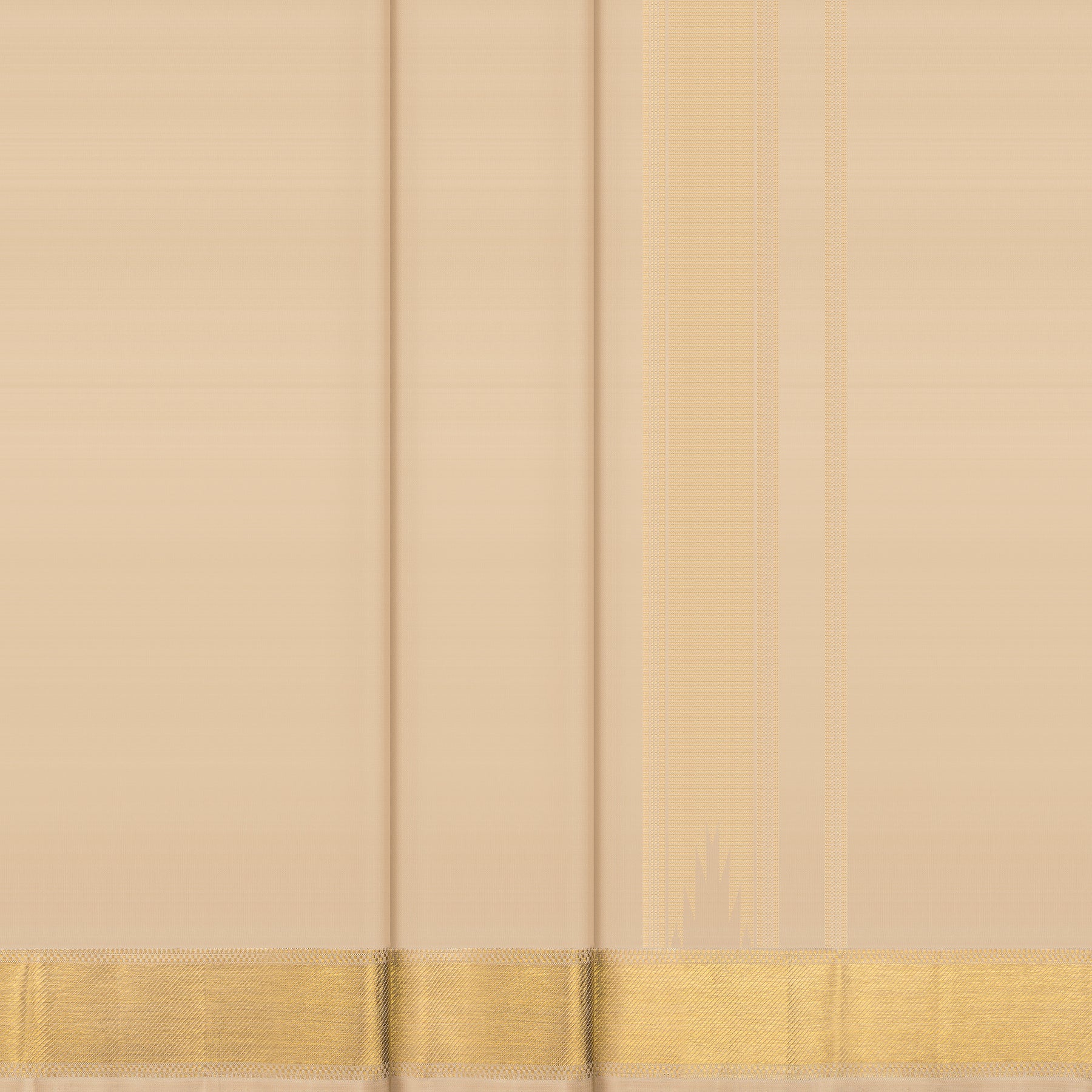 Kanakavalli Kanjivaram Silk Angavastram CO-ORD 25-109-AF001-07096 - Double Pleated View