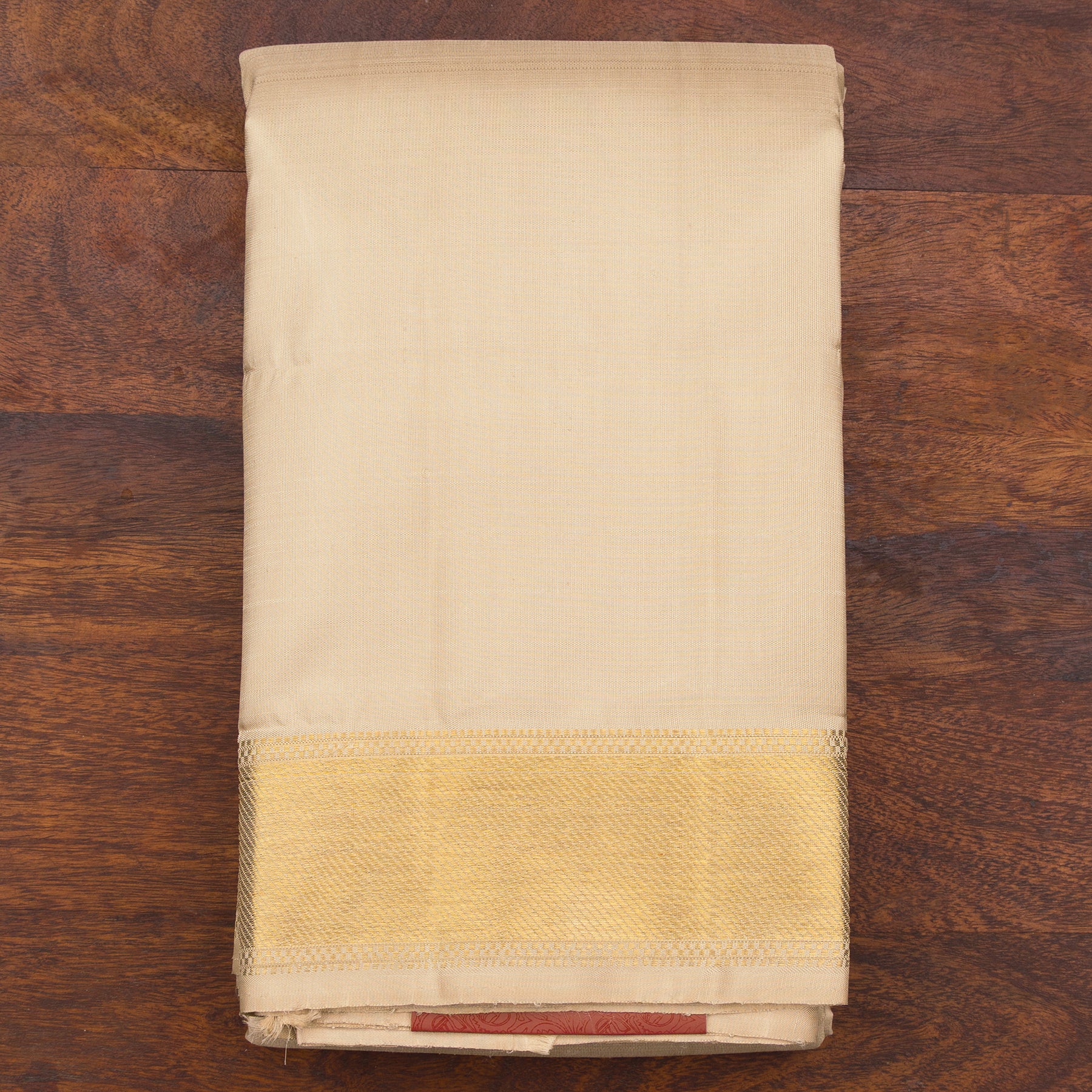 Kanakavalli Kanjivaram Silk Angavastram CO-ORD 25-109-AF001-07096 - Folded View