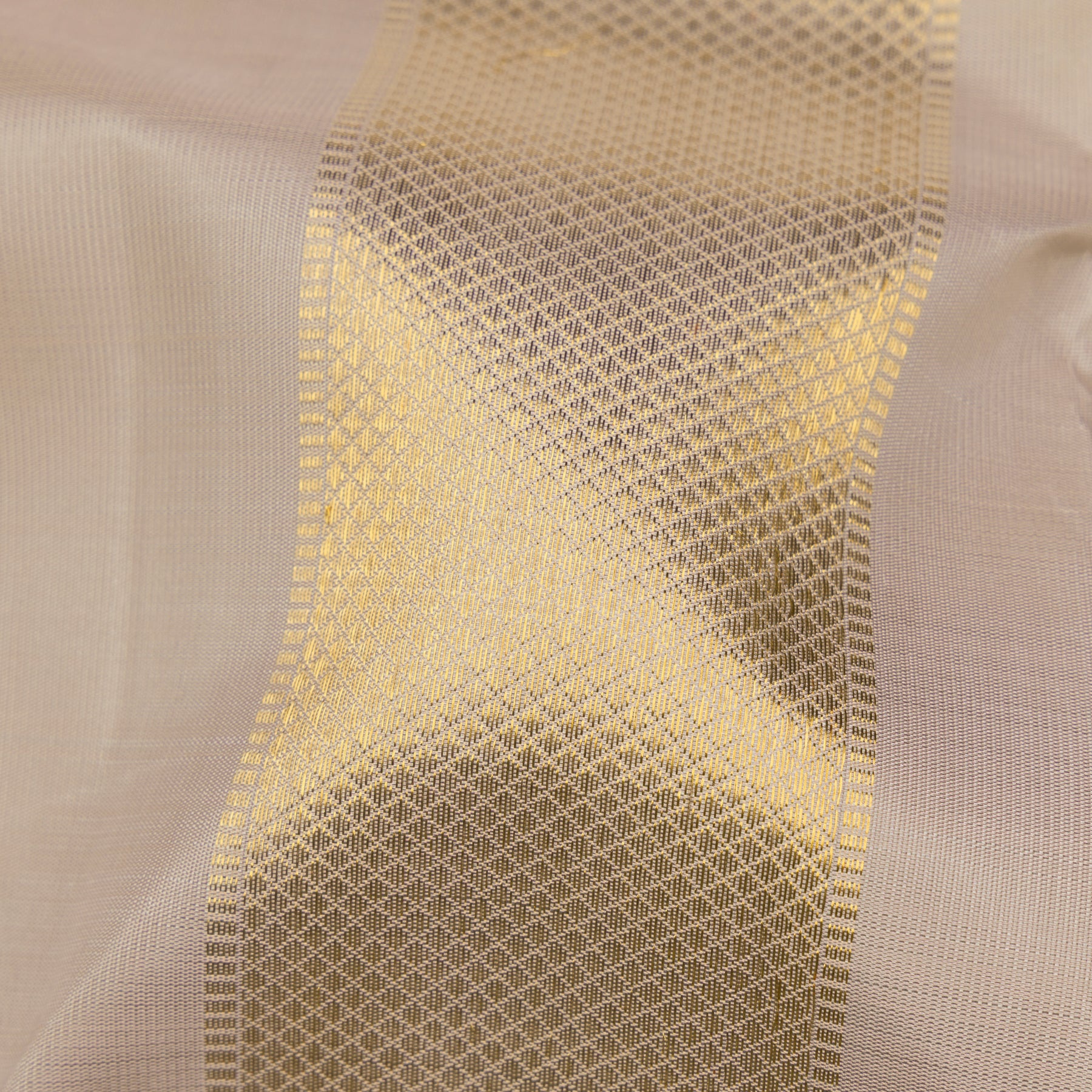 Kanakavalli Kanjivaram Silk Angavastram CO-ORD 25-109-AF001-09693 - Fabric View